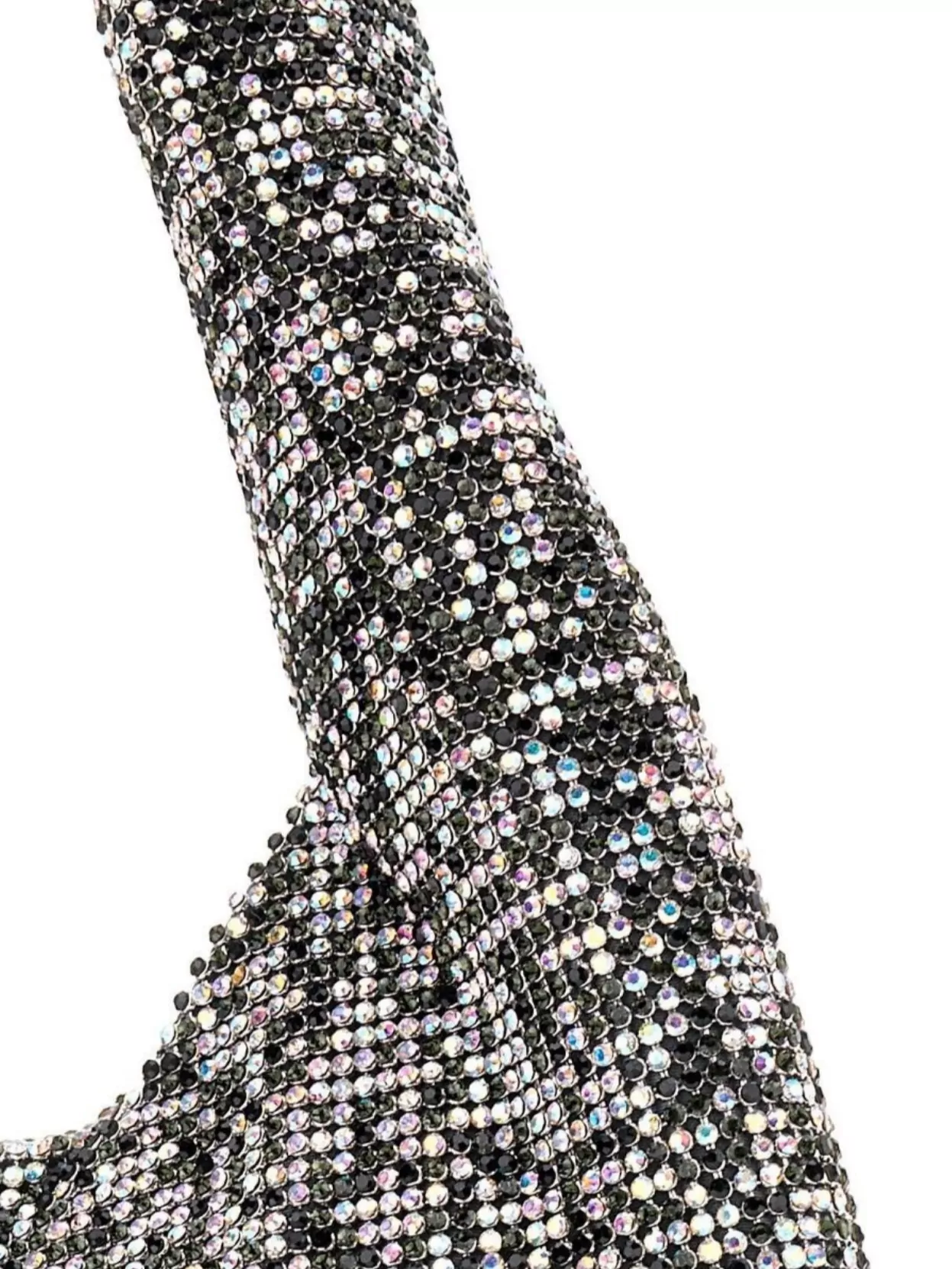 Kara Crystal Mesh Rhinestone Beaded Shoulder Bag