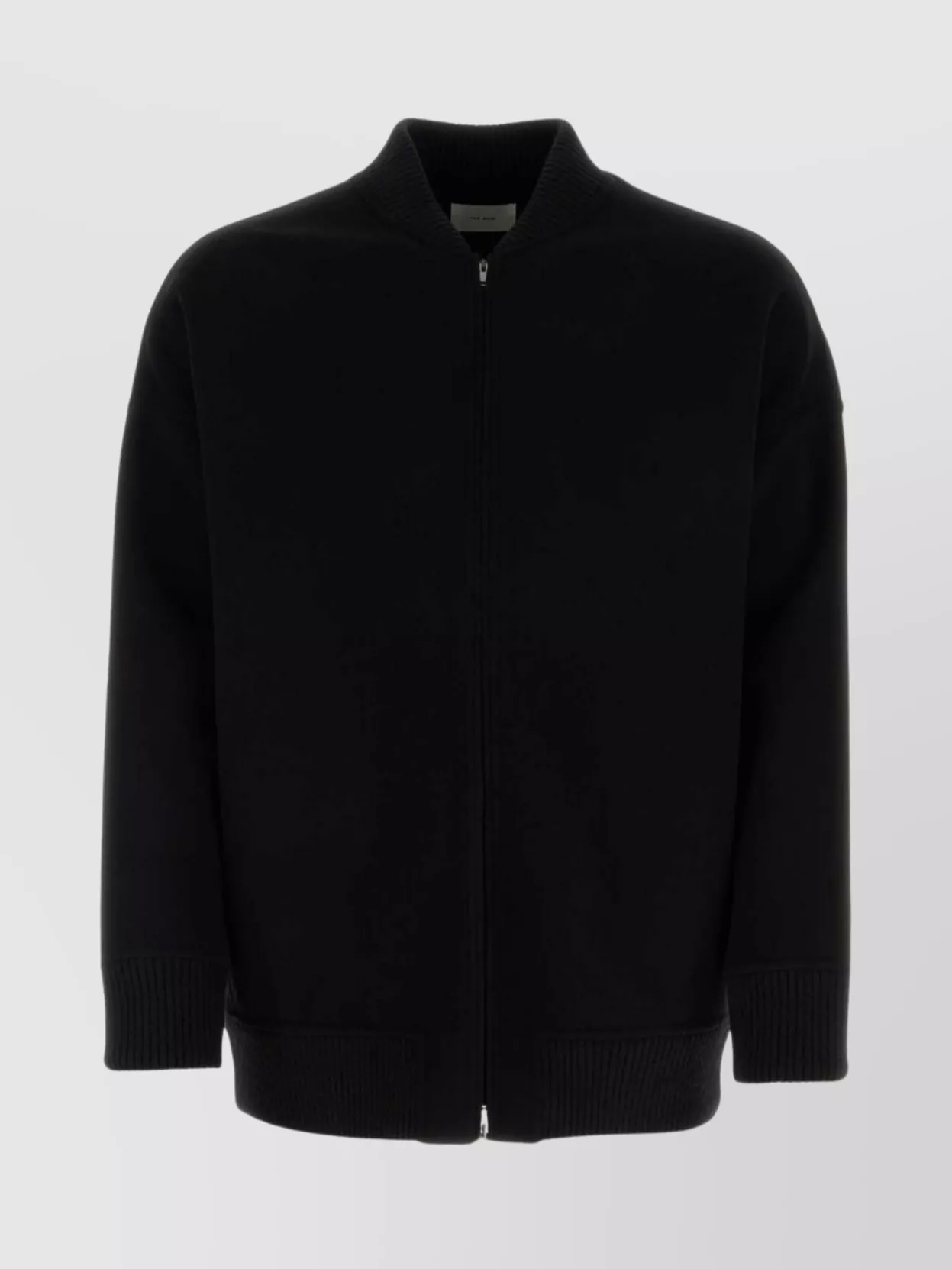 Shop The Row Cashmere Jacket Stand Collar Ribbed Cuffs Hem