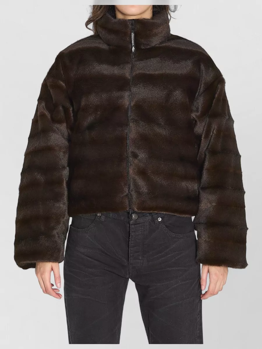 Balenciaga reversible cropped puffer jacket