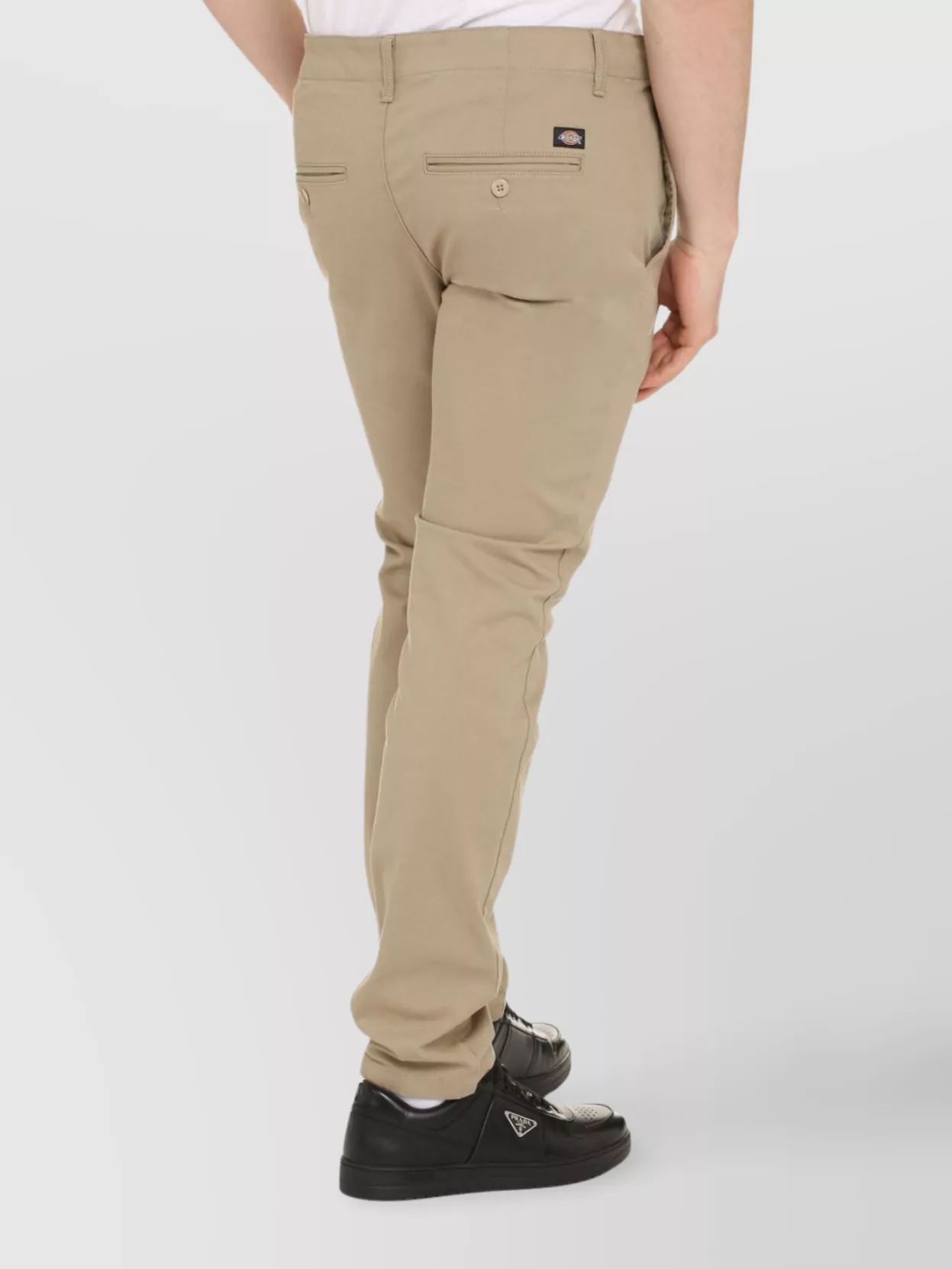 Dickies Cotton Trousers With Pockets And Belt Loops