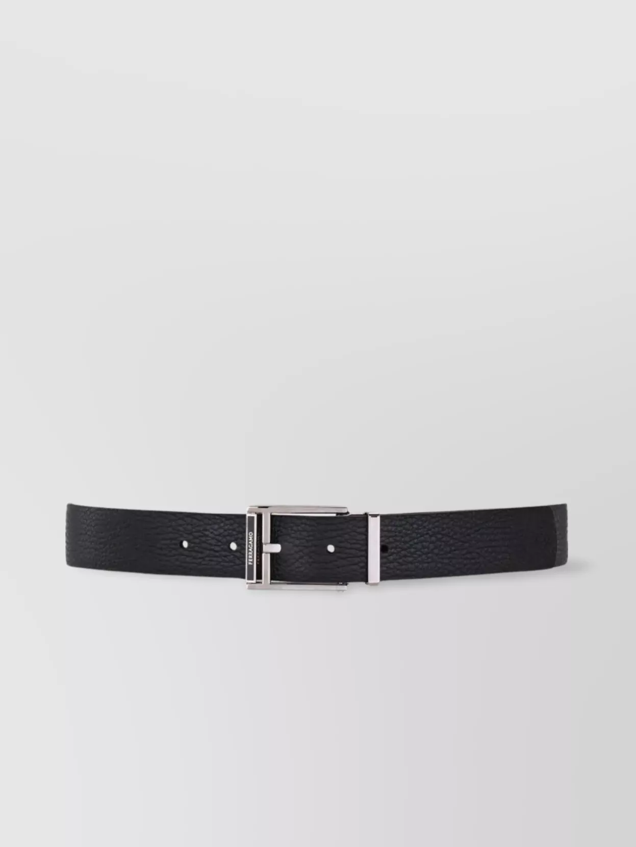 Ferragamo Reversible Leather Belt Square Buckle