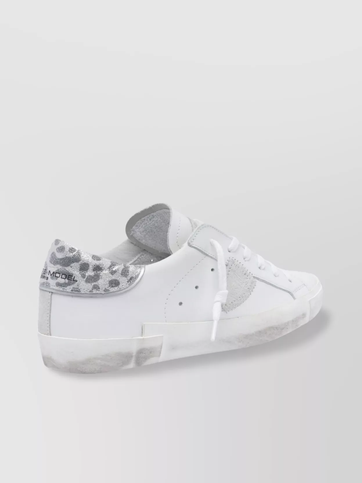 Philippe Model Animal Print Leather Low Top Sneakers