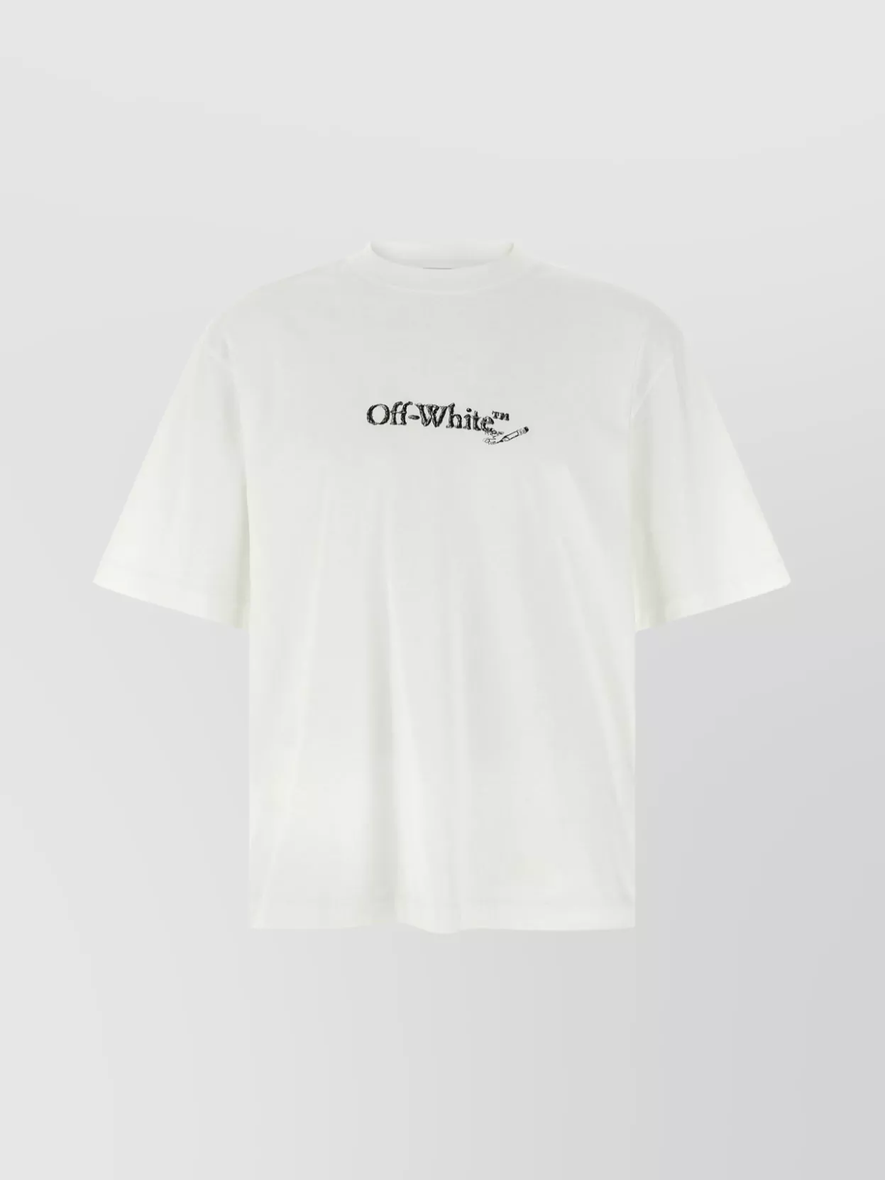 Off-white Arrow Design Skate Graphic T-shirt In White