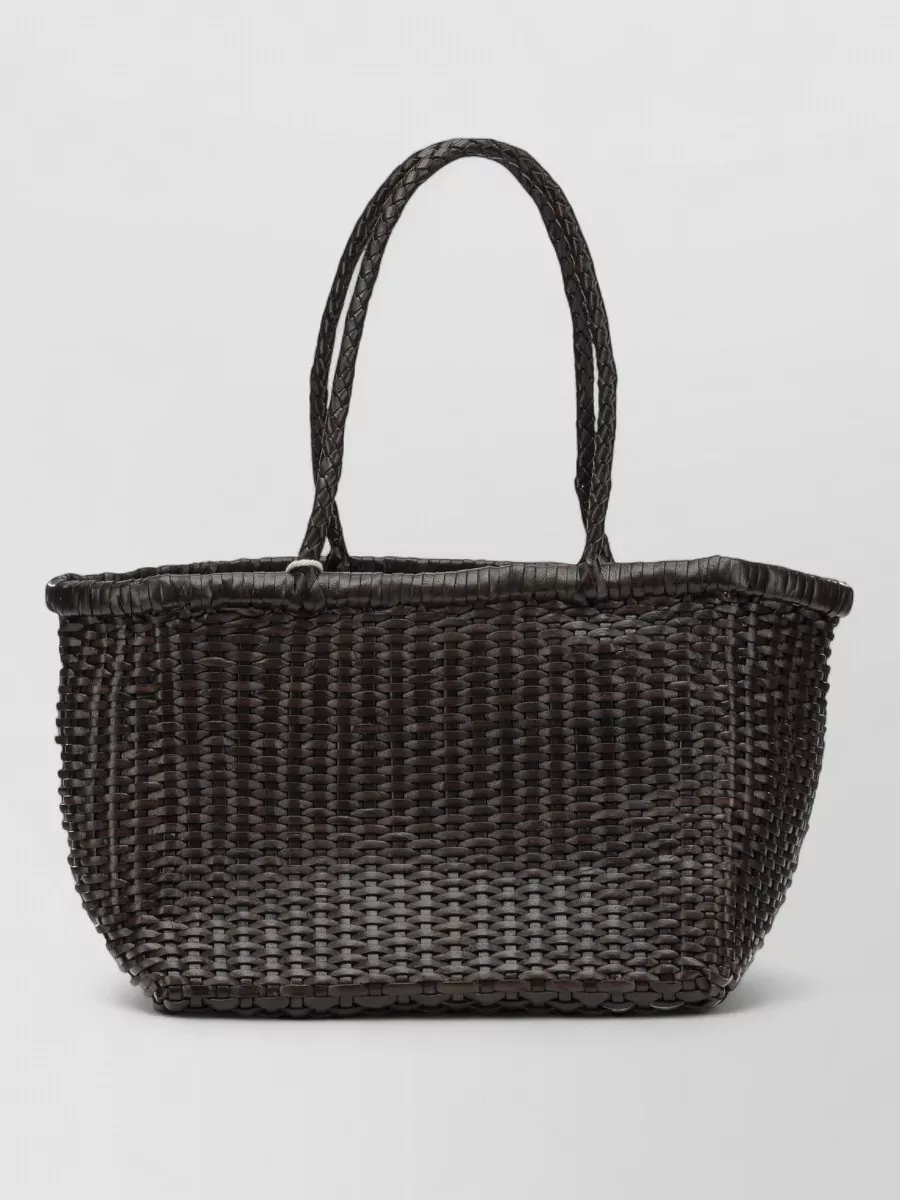 Dragon Diffusion Grace Basket Small Leather Shoulder Bag