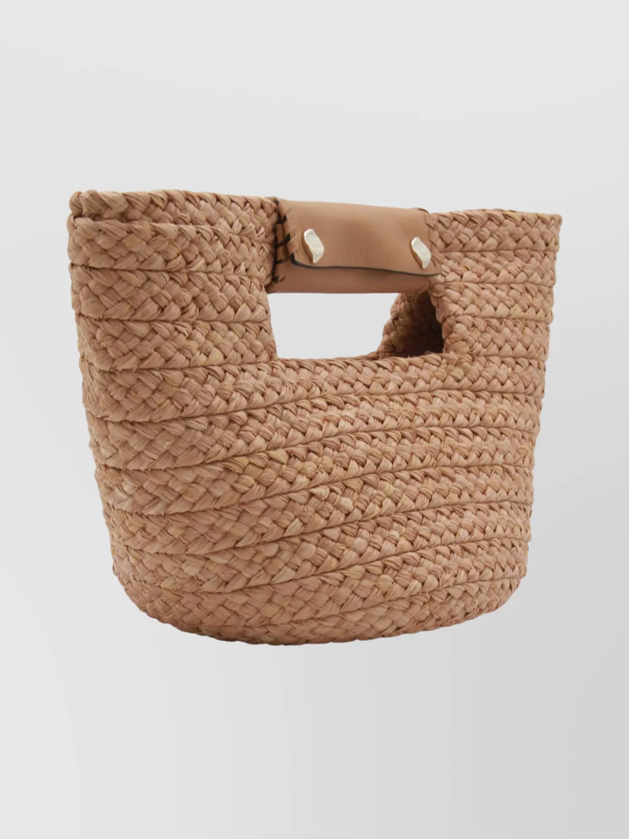 Helen Kaminski Braided Tote Bag Metal Accents