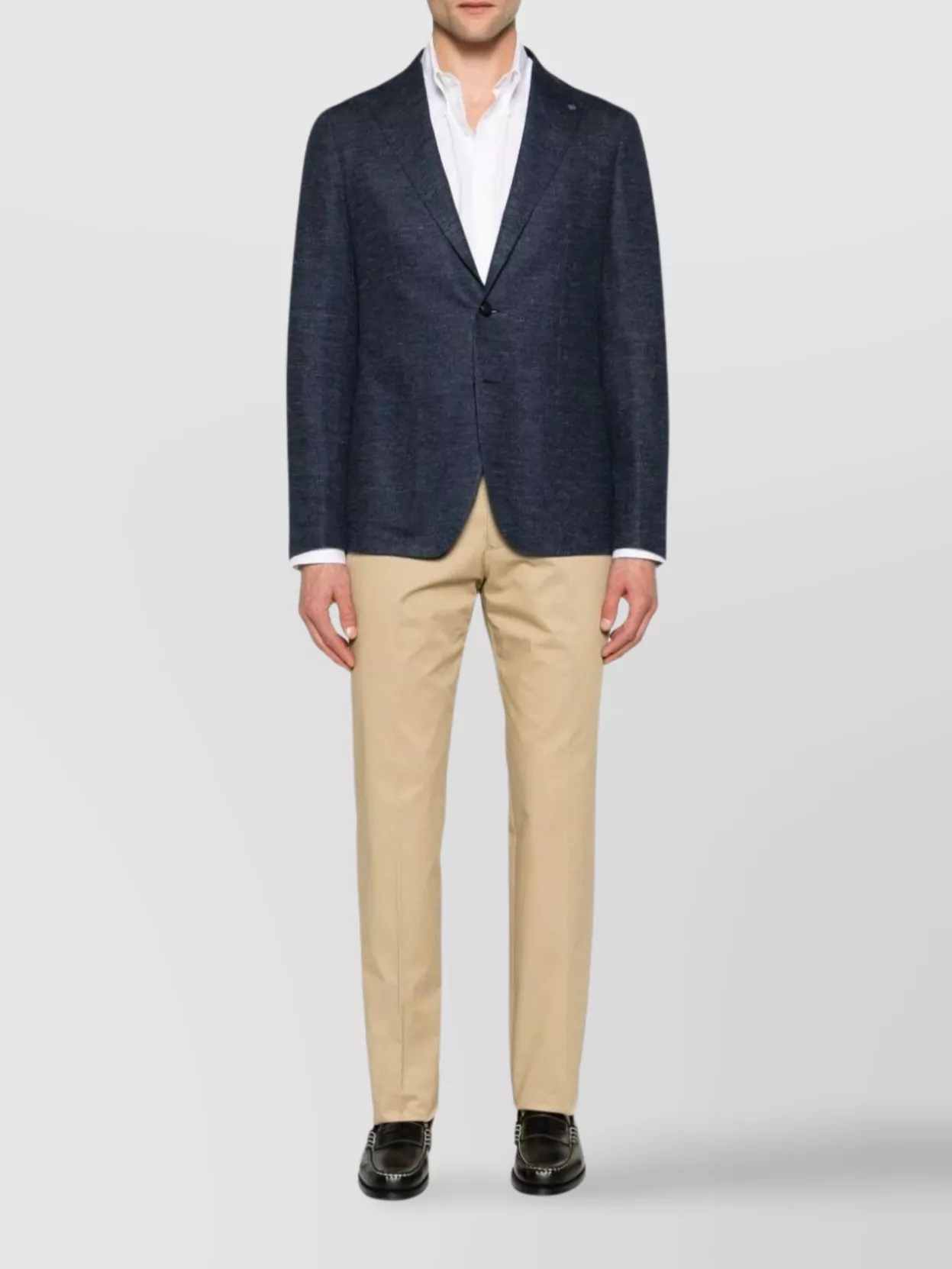 Lardini Tailored Neutrals Trousers With Clean Silhouette In Neutral