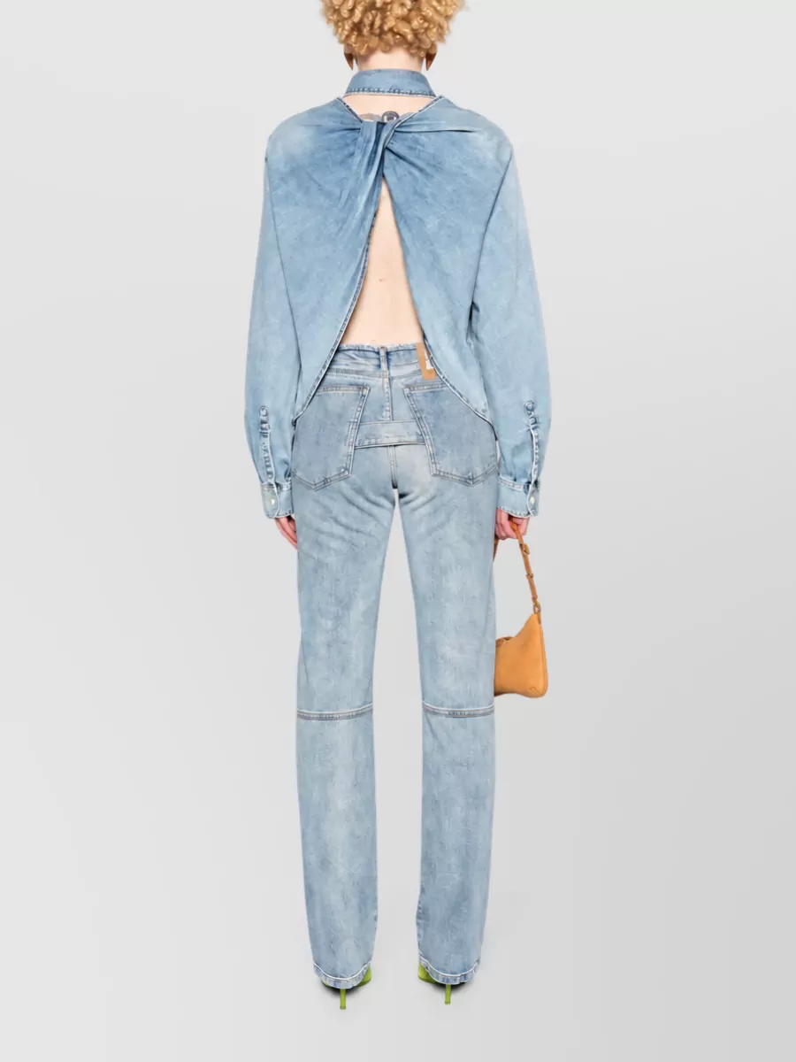 Jacob Cohen Cutout Denim Shirt