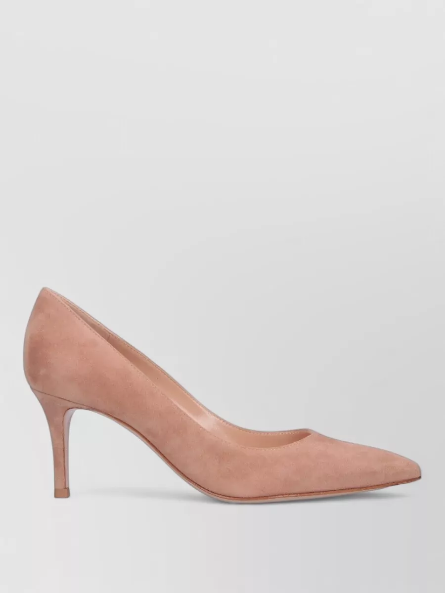 Gianvito Rossi Suede Leather High Heel Pumps