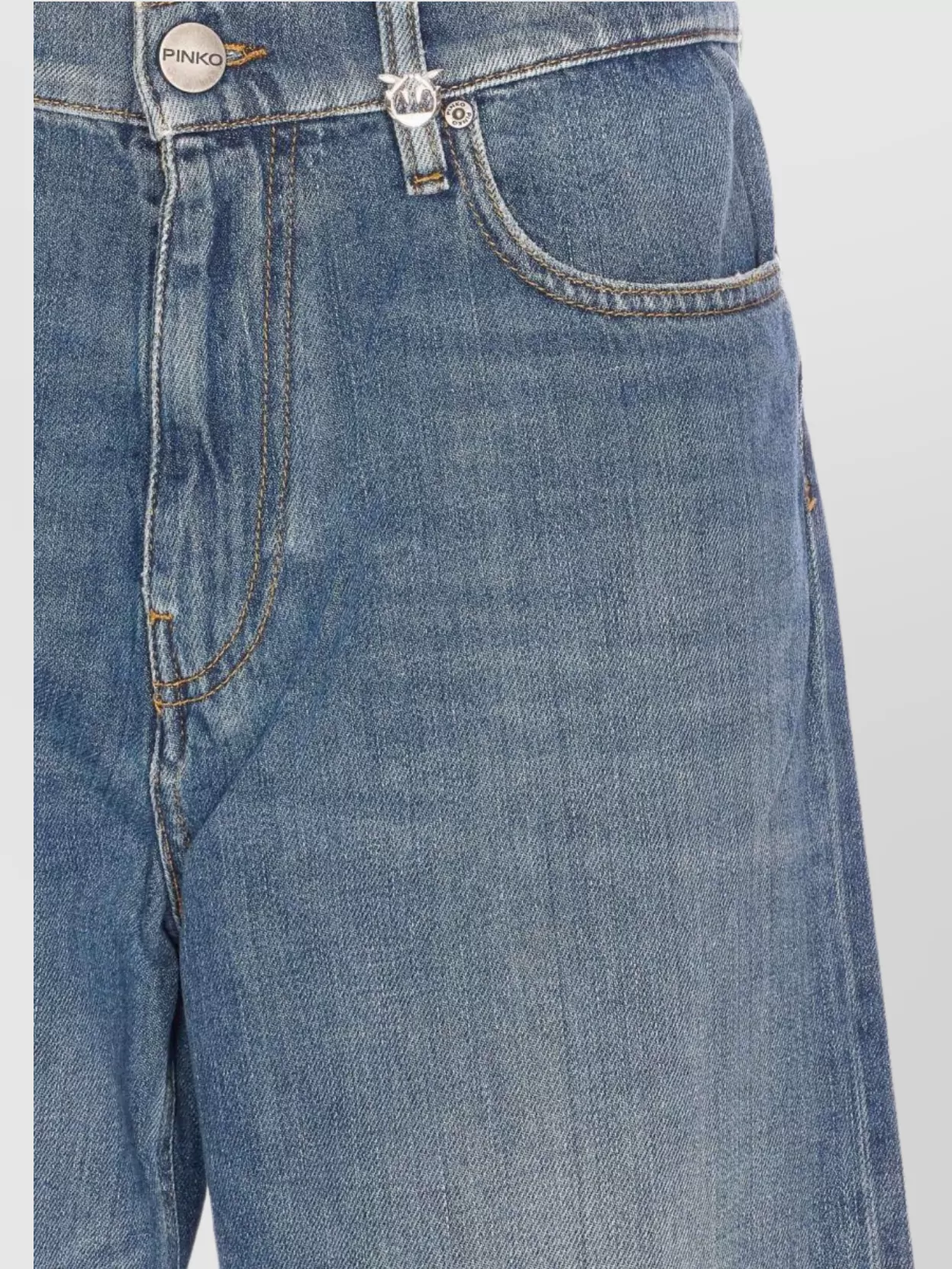 Pinko Five-Pocket Trousers Featuring Embroidered Detail