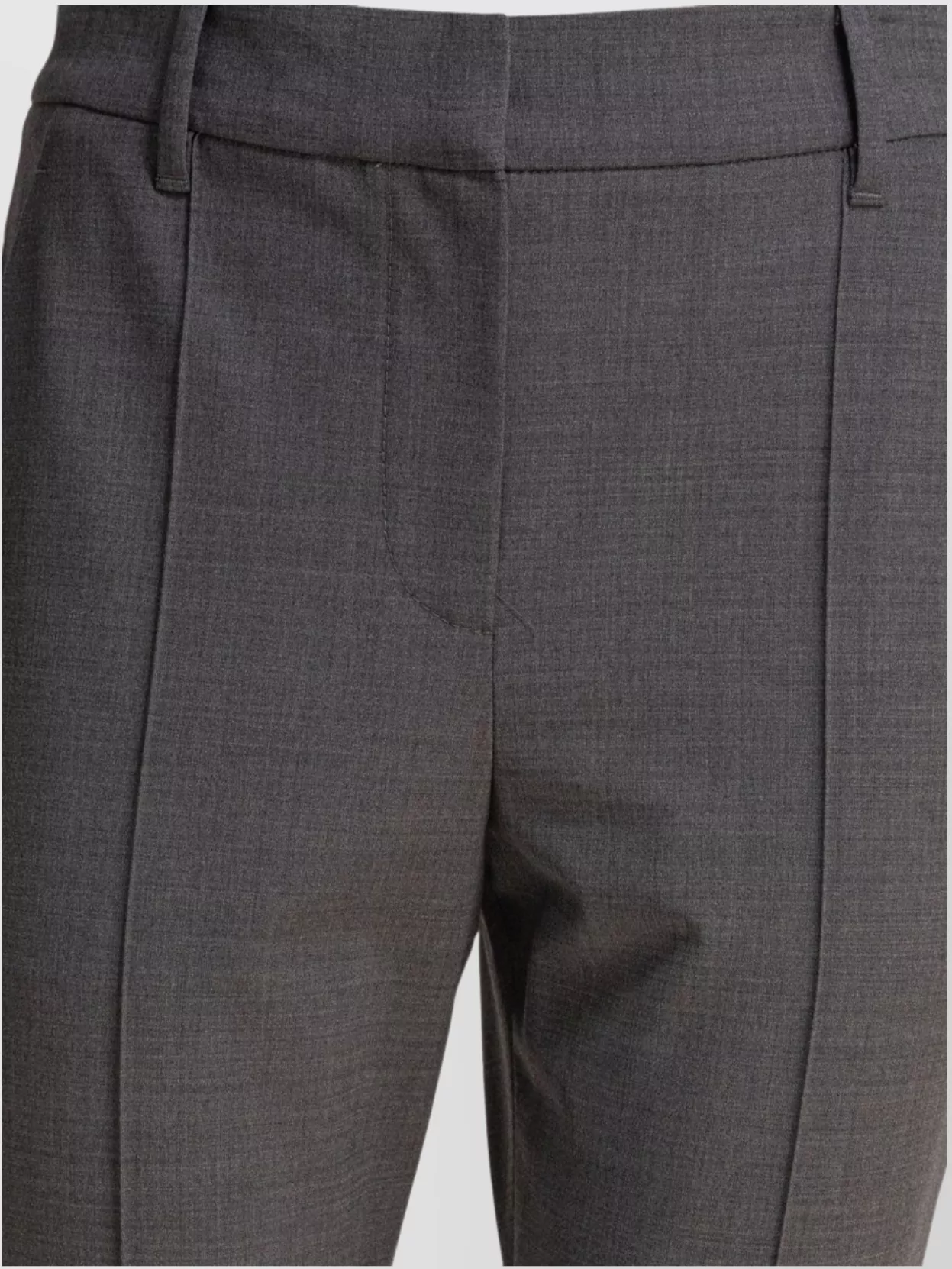 Brunello Cucinelli Tailored Trousers With Back Pockets And Belt Loops