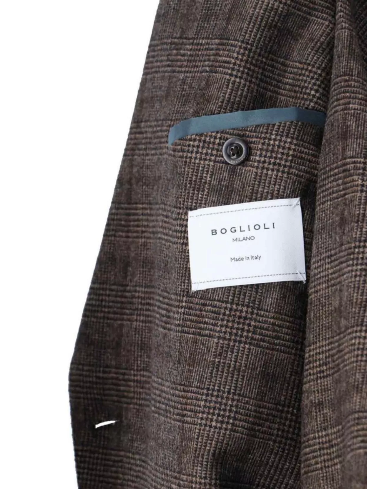 Boglioli Double-Breasted Blazer Featuring Back Vent