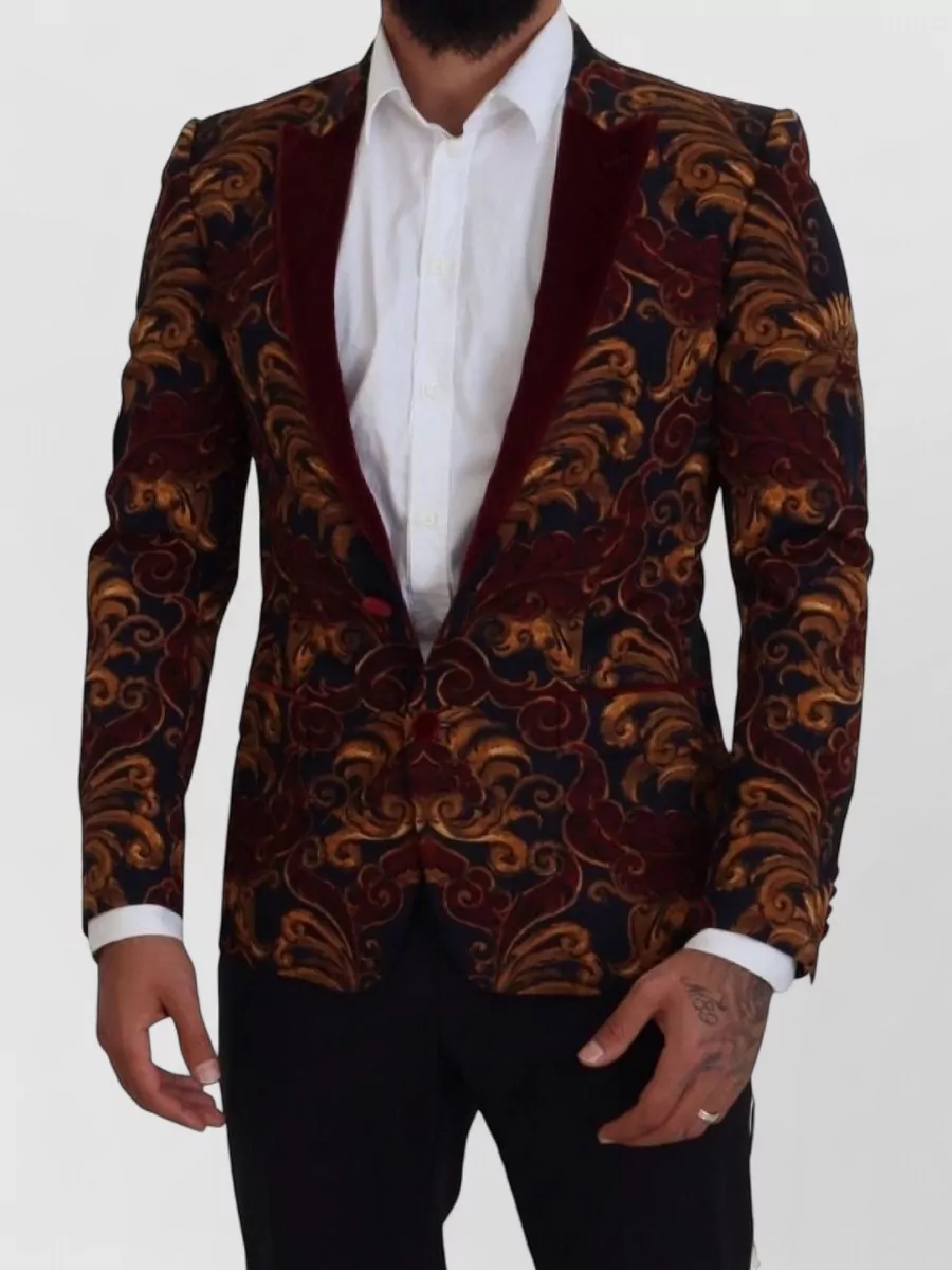 Dolce&Gabbana Floral Single-Breasted Blazer