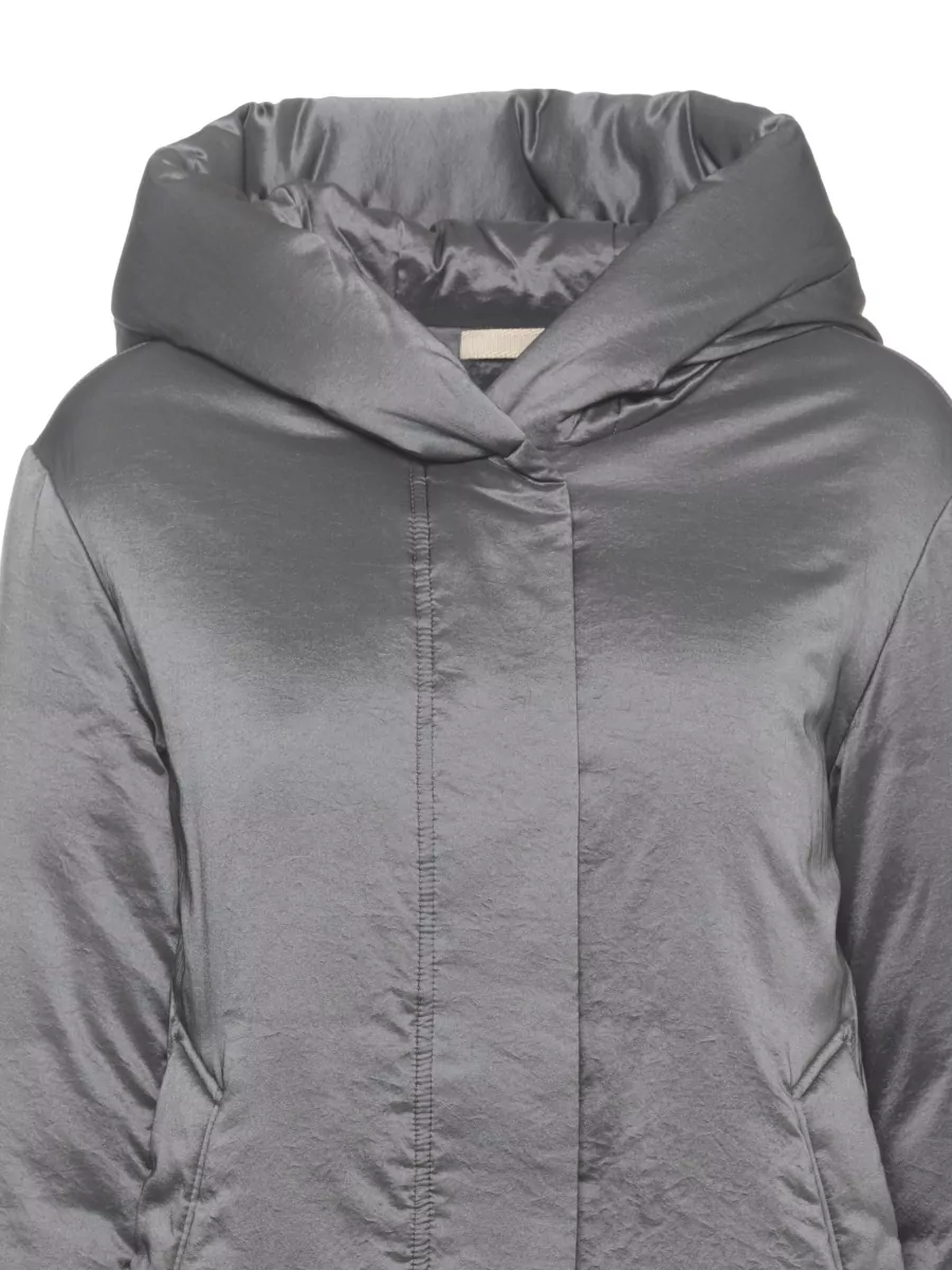 Woolrich Long Hooded Parka Quilted Design Pockets