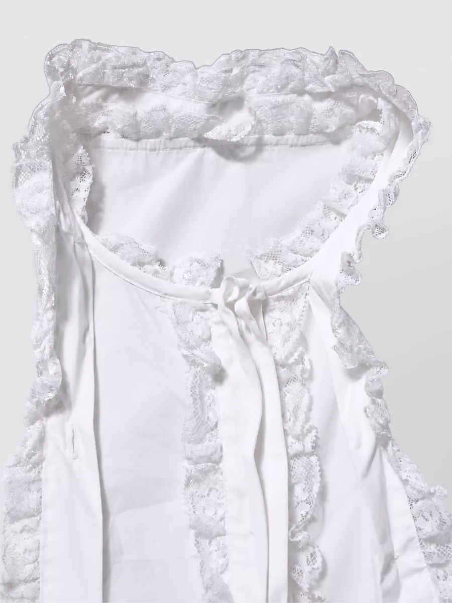 Dolce&Gabbana Ruffled Lace Blouse
