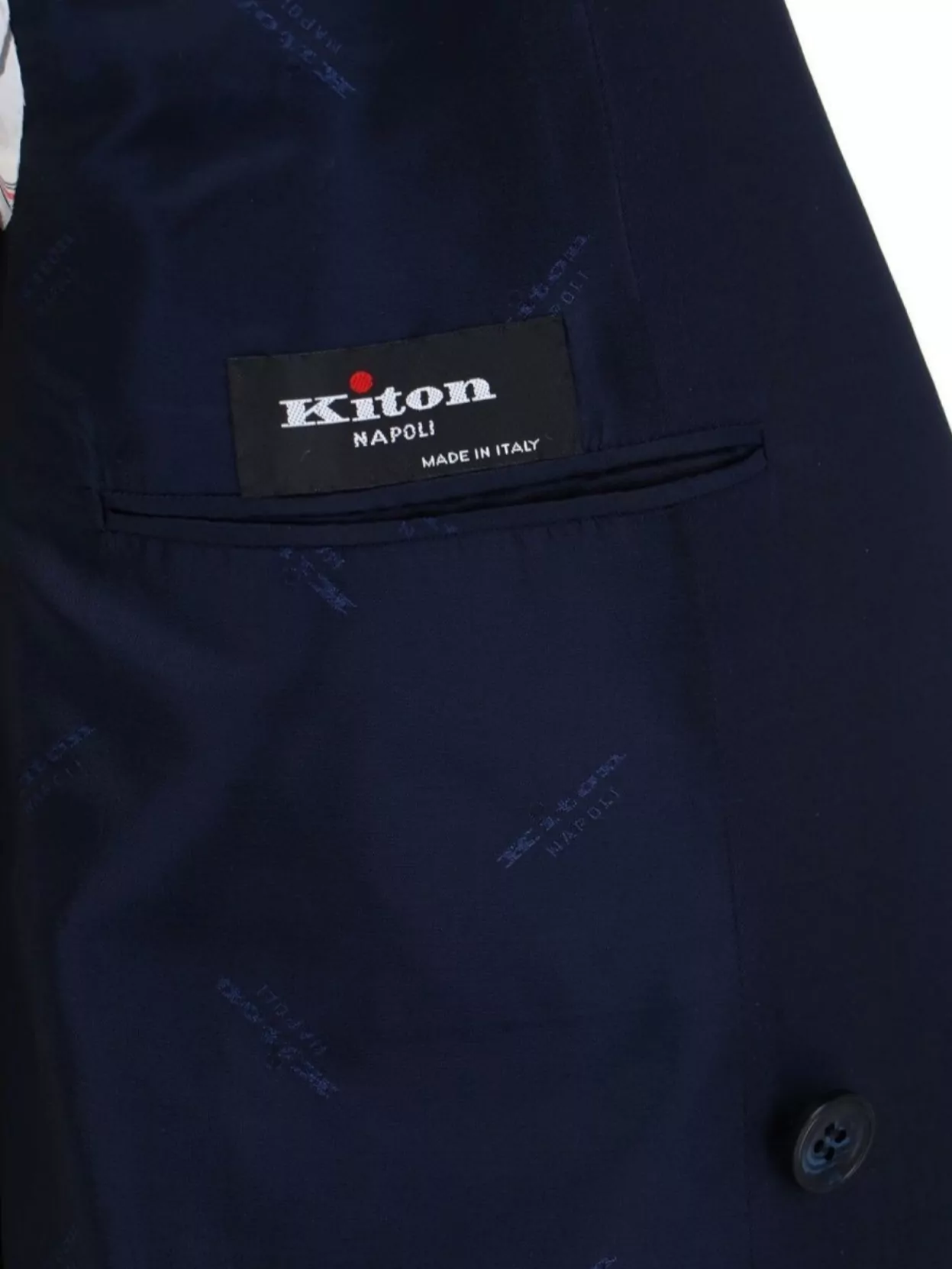 Kiton Tailored Suit Double-Breasted Design