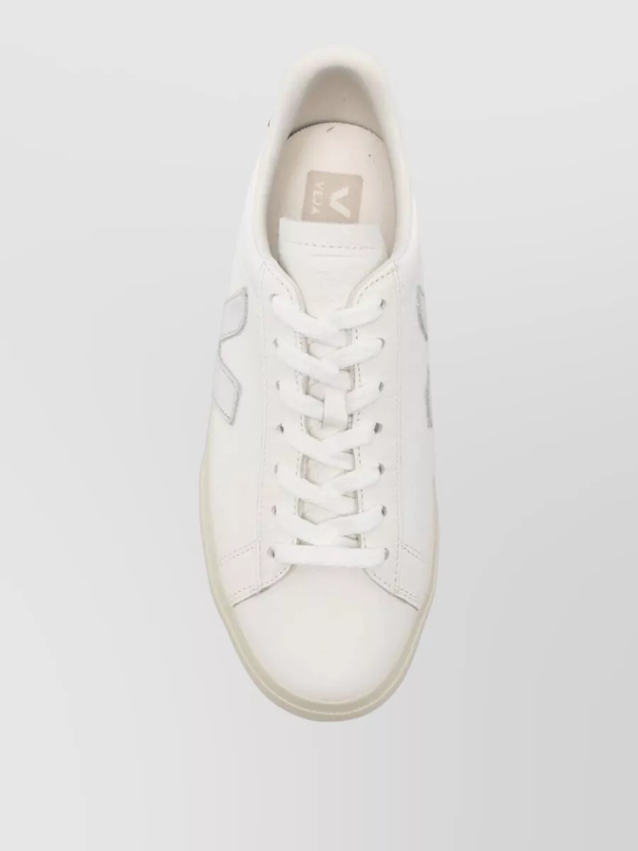 Veja Leather Low-Top Lace-Up Sneakers