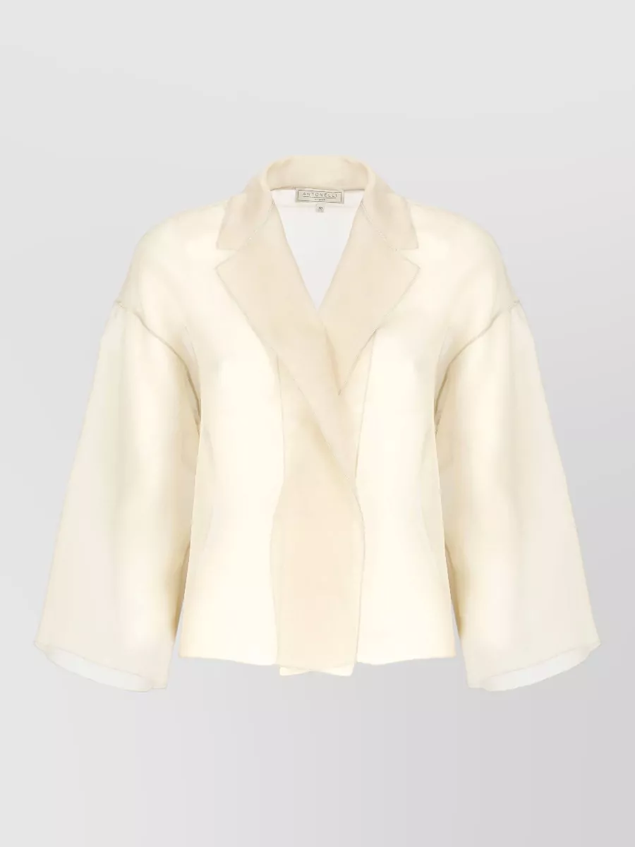 Antonelli Firenze Silk Fitted Blazer