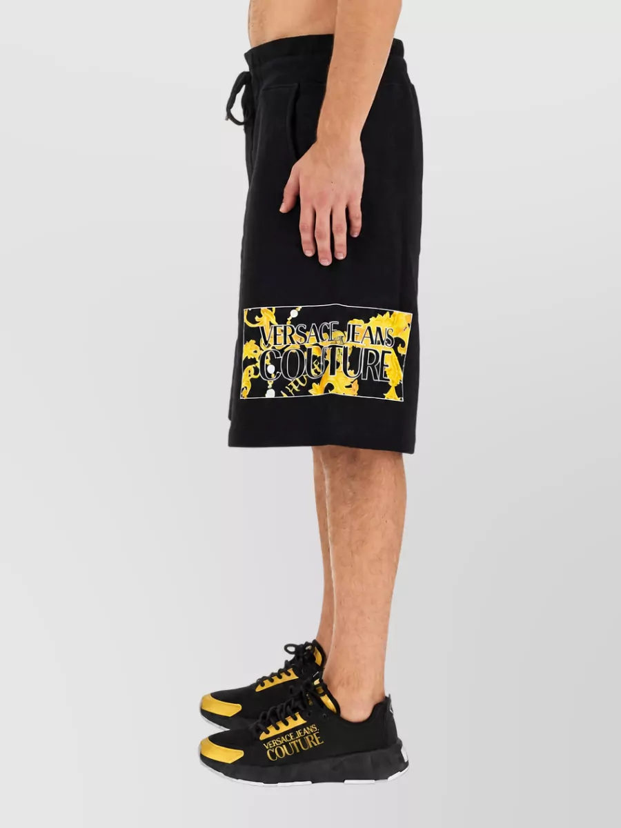 Versace Jeans Couture logo-print bermuda shorts