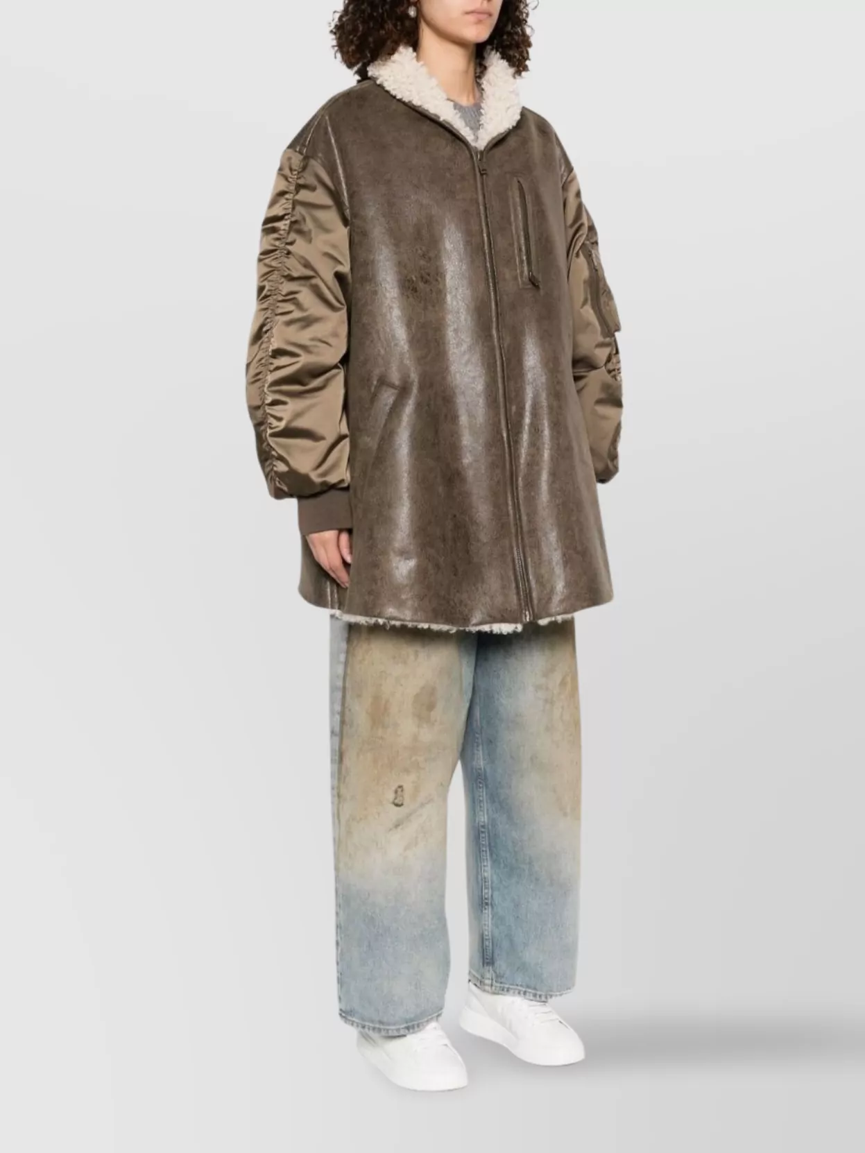 Isabel Marant Etoile Relaxed Oversized Jacket Featuring Front Pocket