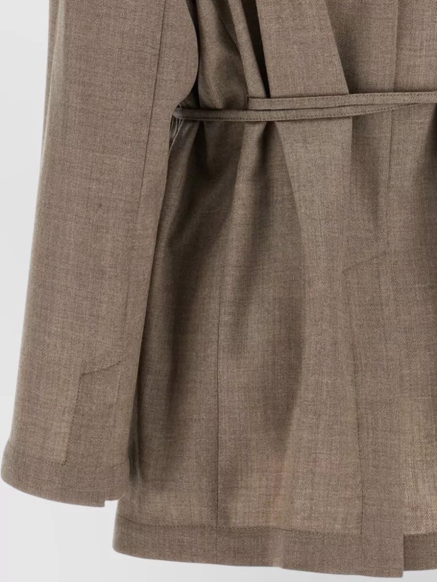 Brunello Cucinelli Virgin Wool Single-Breasted Blazer