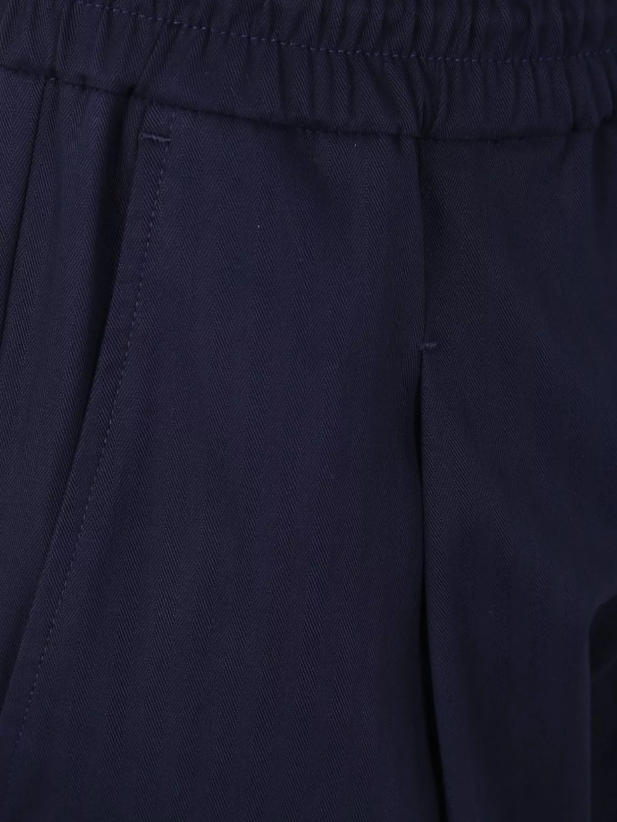 Drôle De Monsieur Cargo Trousers With Buttons And Elastic Waistband