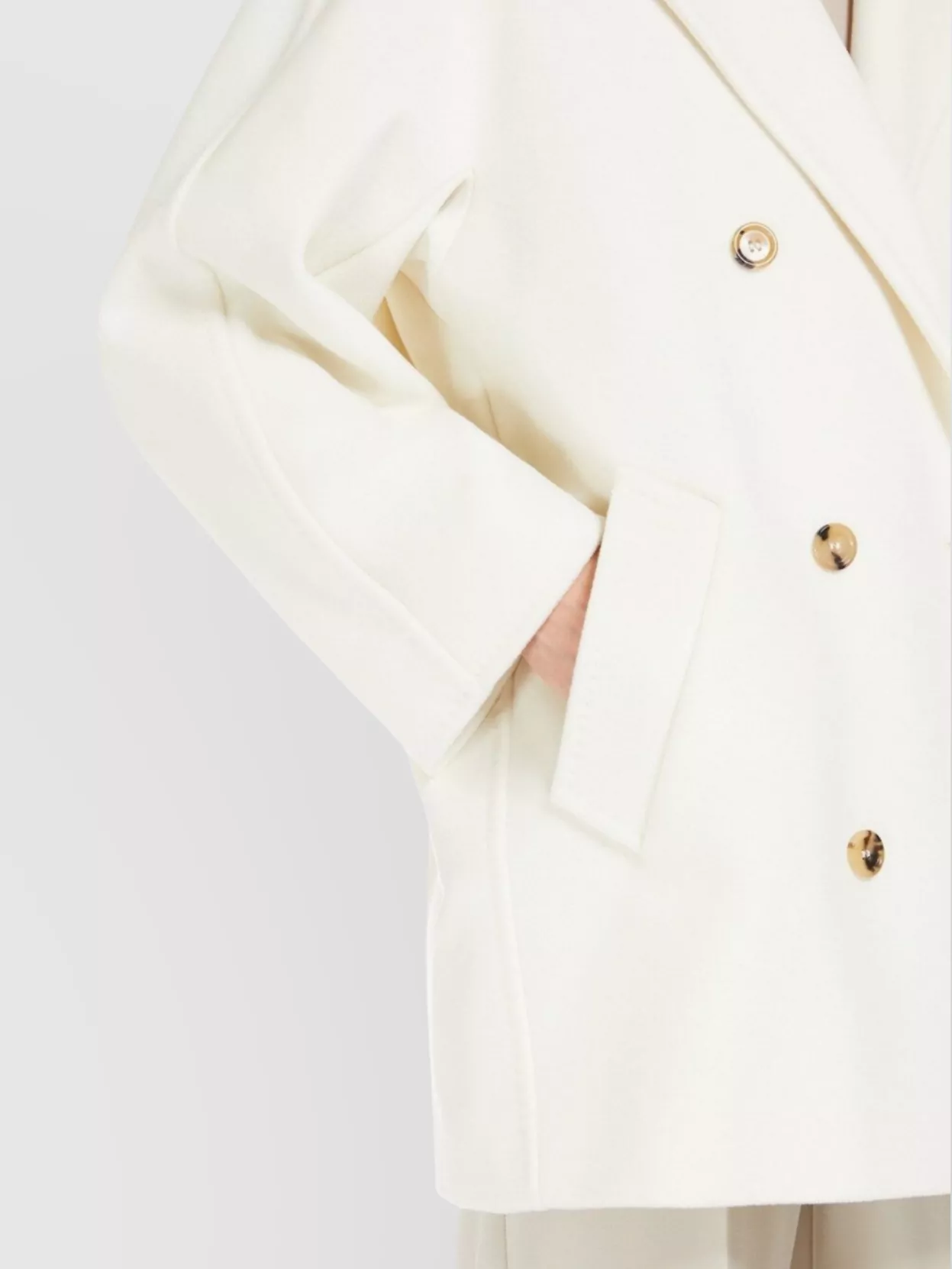 Max Mara Oversized Wool Cashmere Beaver Coat