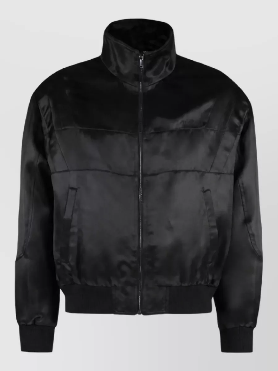 Saint Laurent Silk Bomber Jacket