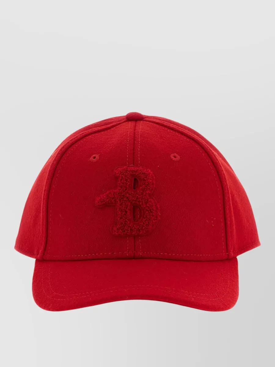 Ballantyne wool blend monogram patch baseball cap