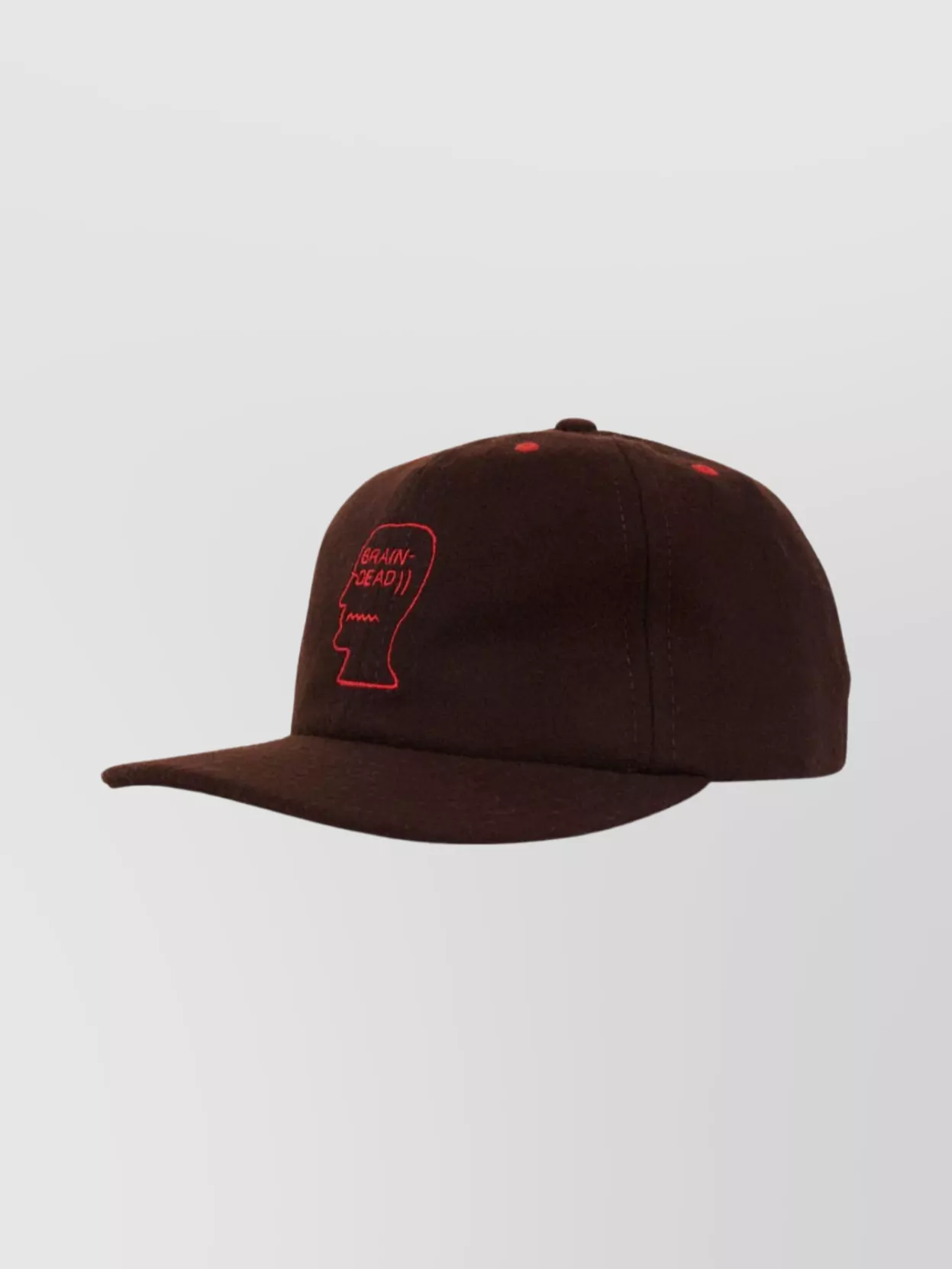 Brain Dead Six Panel Logohead Cap