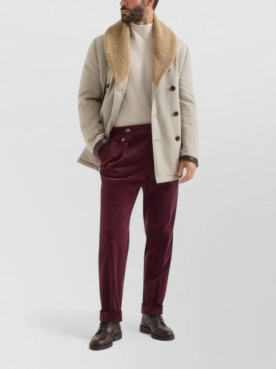 Brunello Cucinelli Cashmere English Rib Turtleneck Sweater
