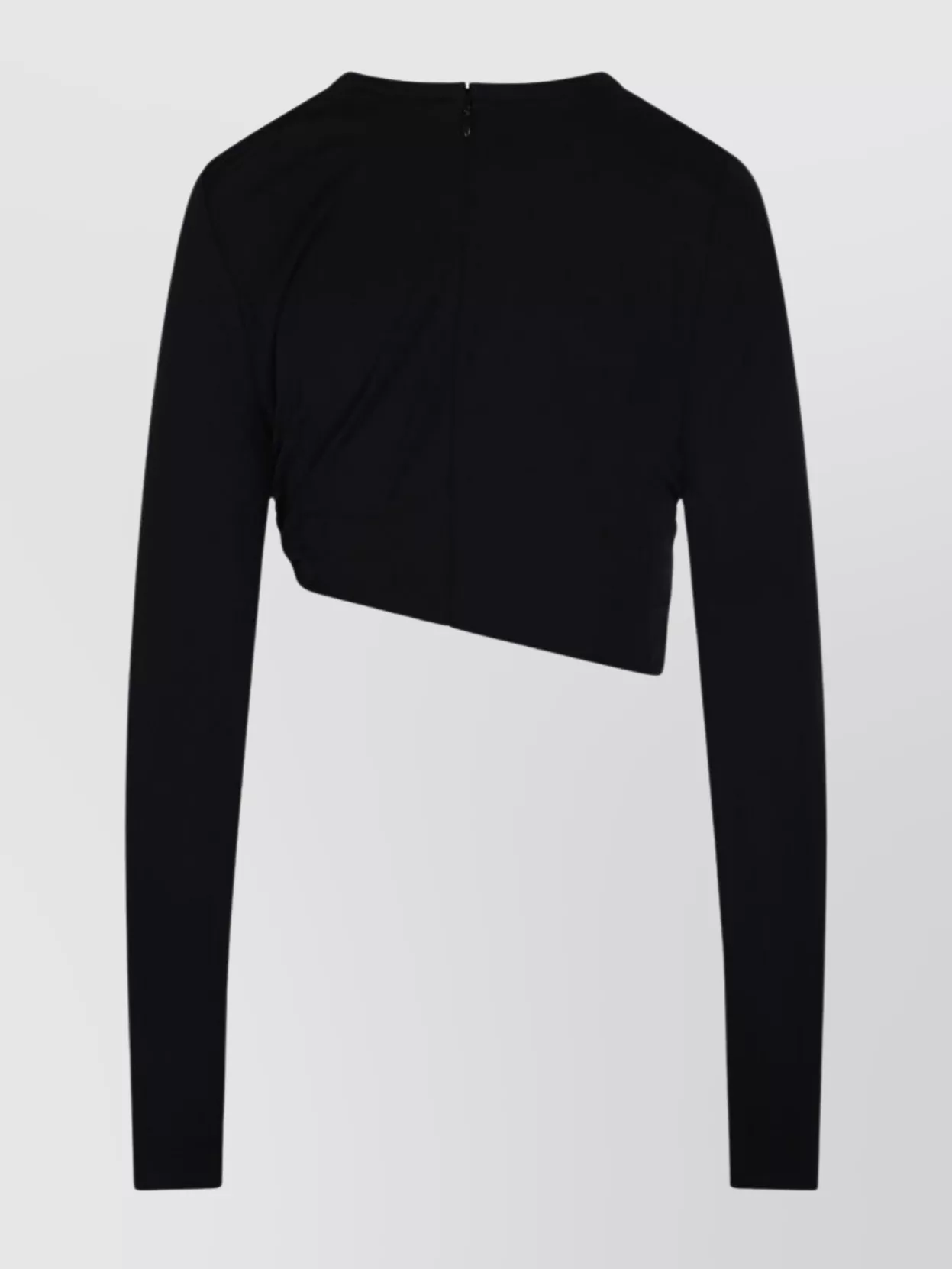 CHRISTOPHER ESBER QUARTZ L/S TOP FEATURING ASYMMETRIC DESIGN