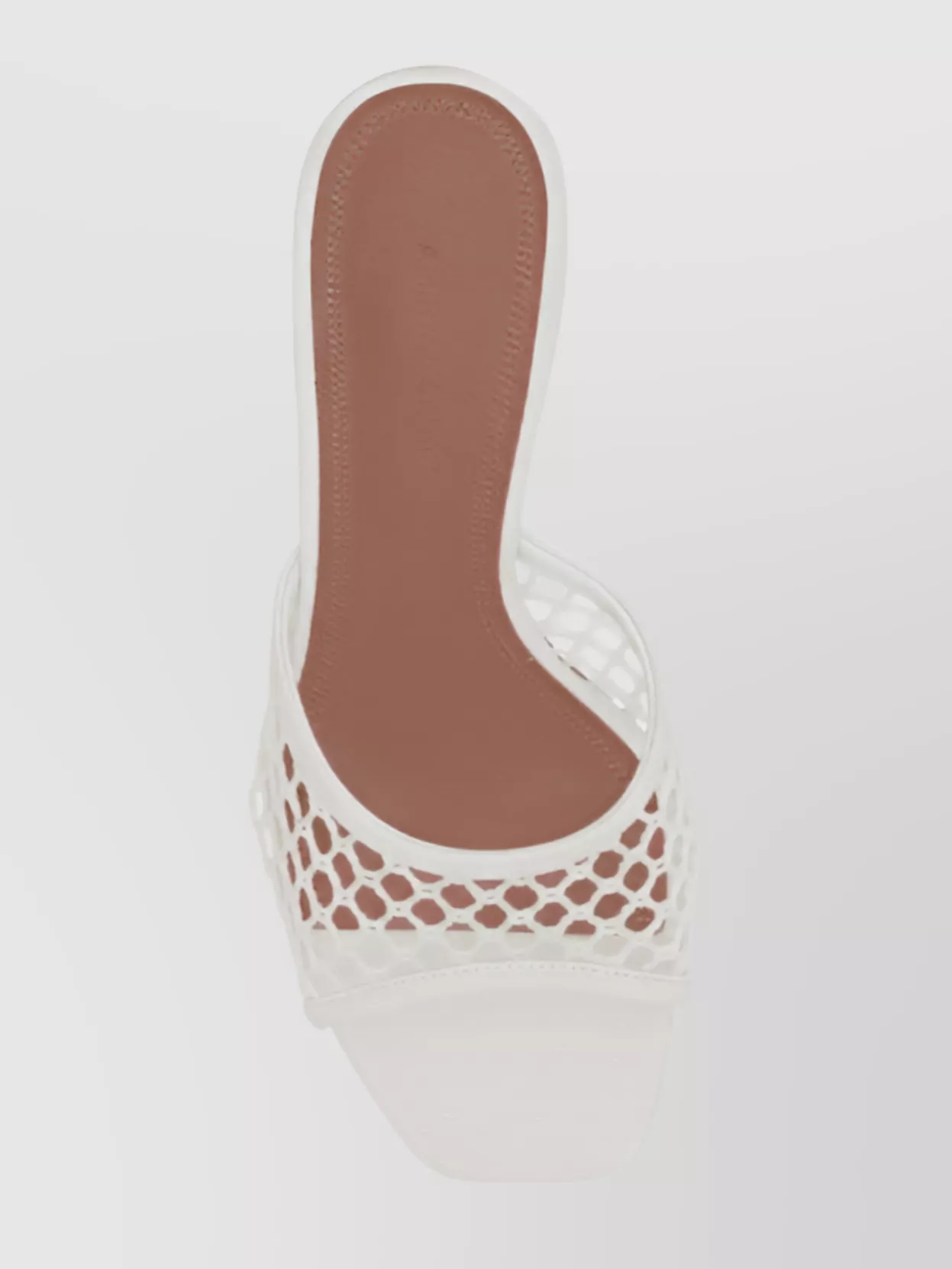 AMINA MUADDI BOLD SCULPTURAL HEEL OPEN TOE SANDALS