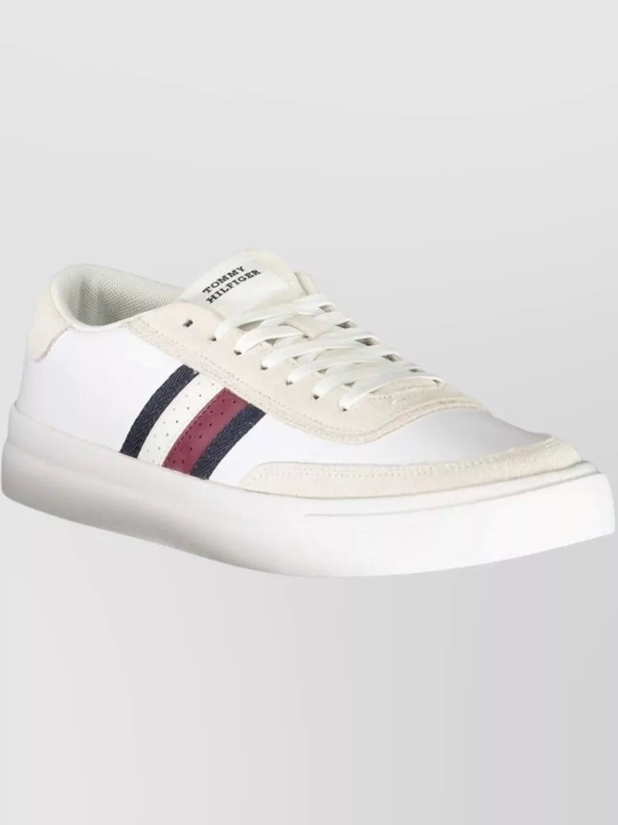 Tommy Hilfiger Leather Lace-Up Sneakers