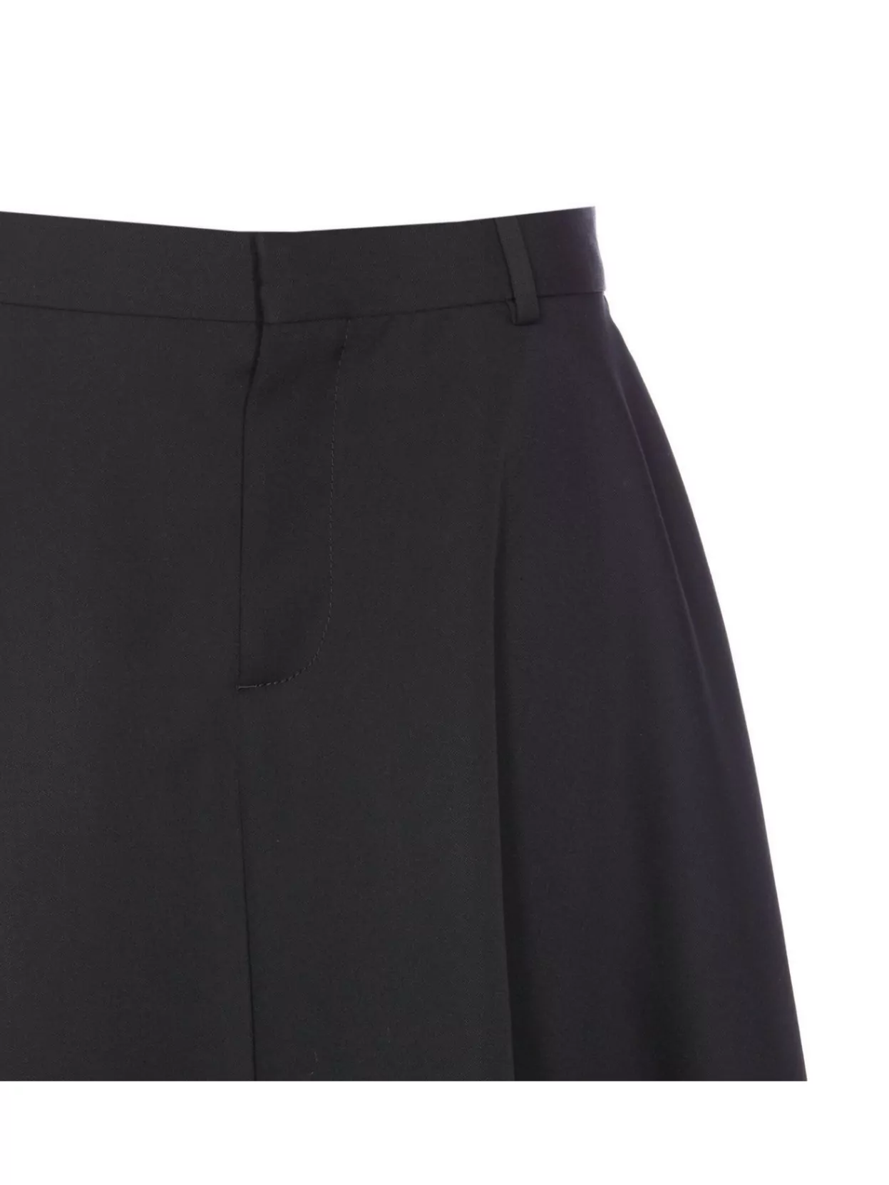 Bottega Veneta Woman Midi Skirt Midnight Blue Size 2 Wool