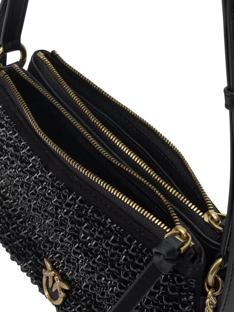 Pinko Love Bag Mini Leather Shoulder Bag