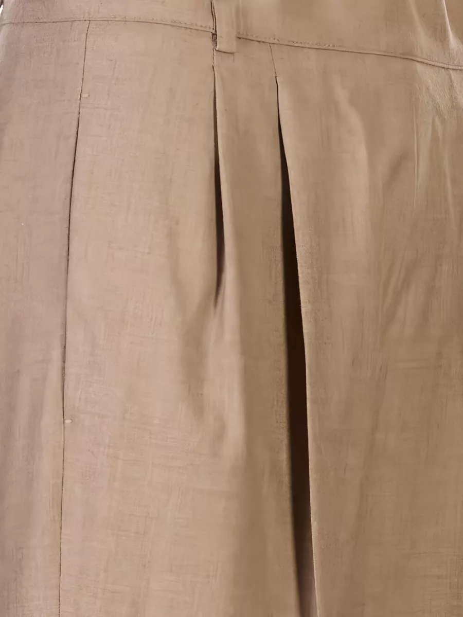 Max Mara Silk Blend Straight-Leg Suit Trousers