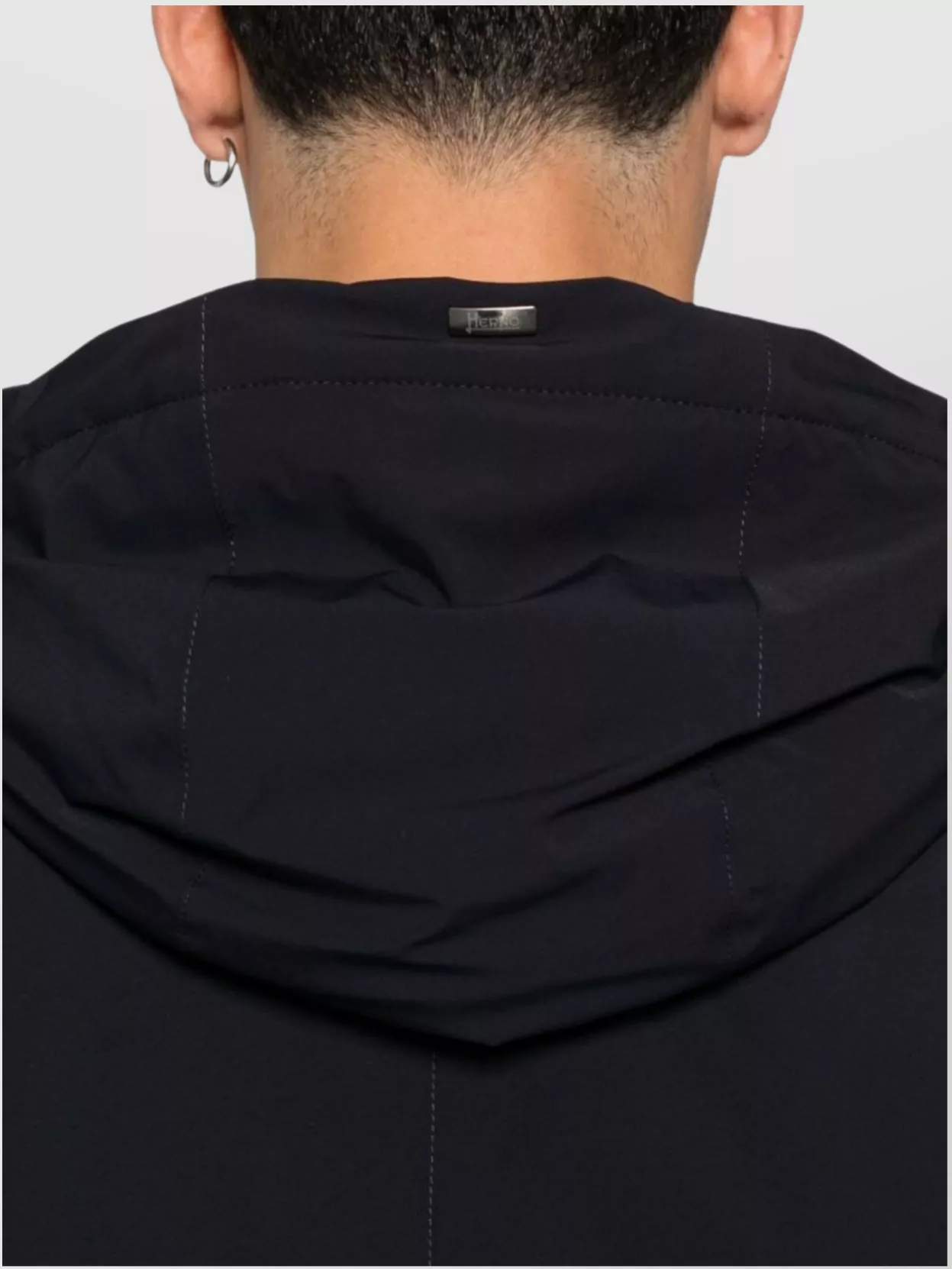 Herno Jackets Hooded Elasticated Hem