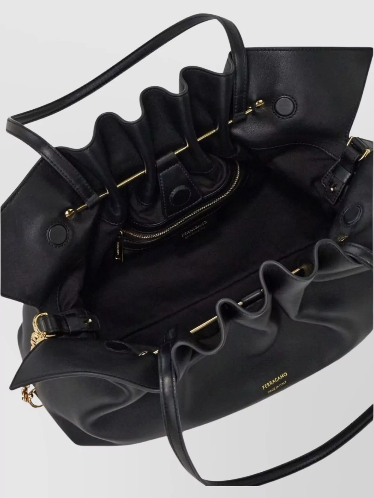 Ferragamo Medium Leather Tote Bag