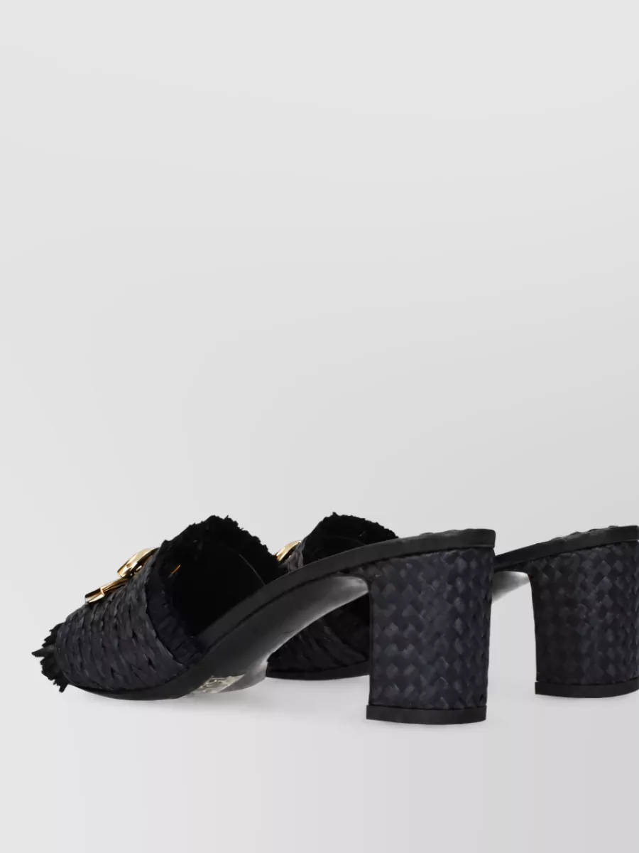 Dolce&Gabbana Raffia Mules