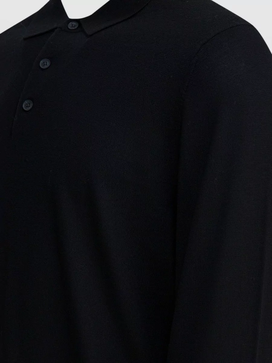 Vince Merino Wool Polo Jumper