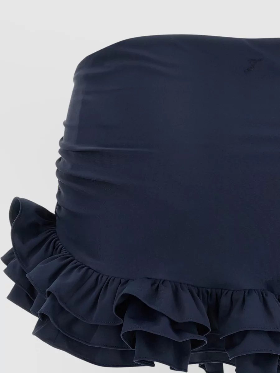 Jacquemus Asymmetric Ruffled Mini Skirt