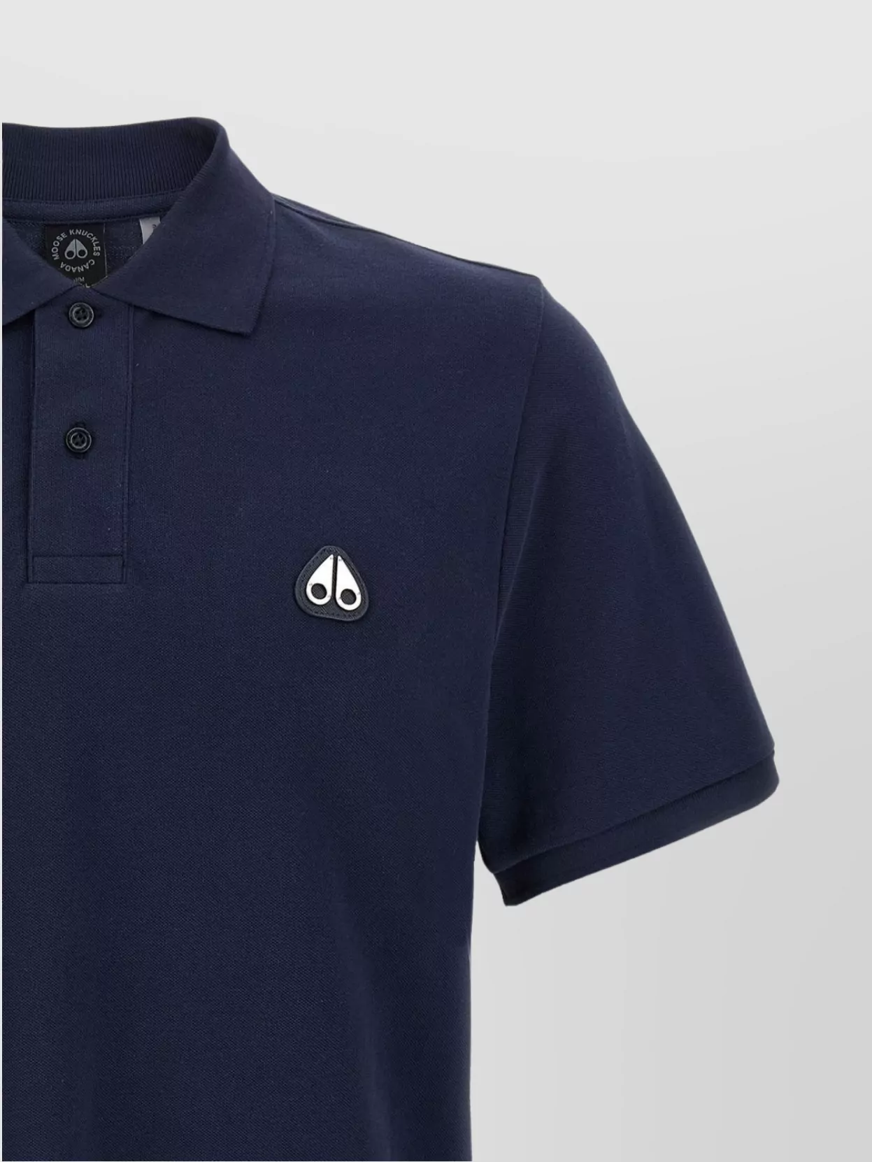 Moose Knuckles 'Everett' Polo Shirt With Polo Collar