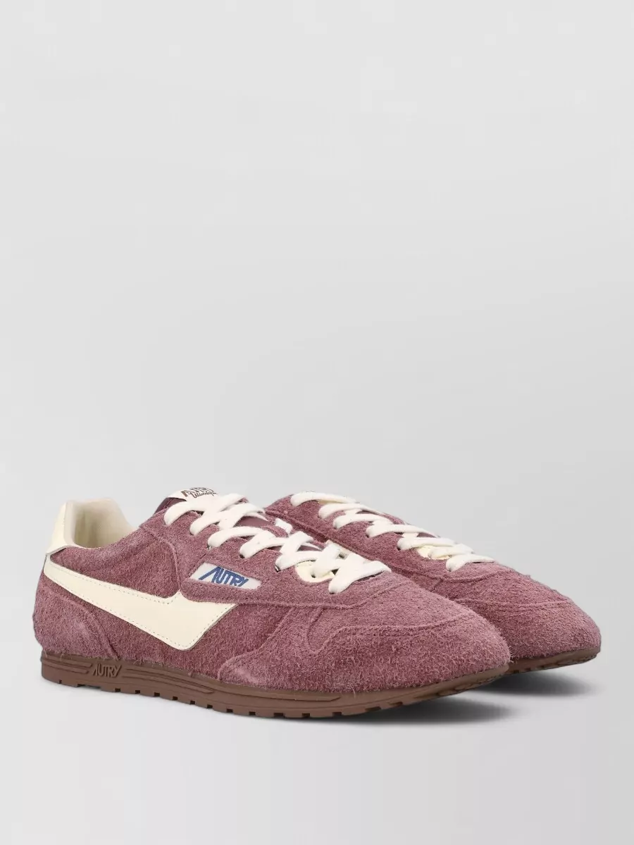 Autry suede leather lace-up shoes