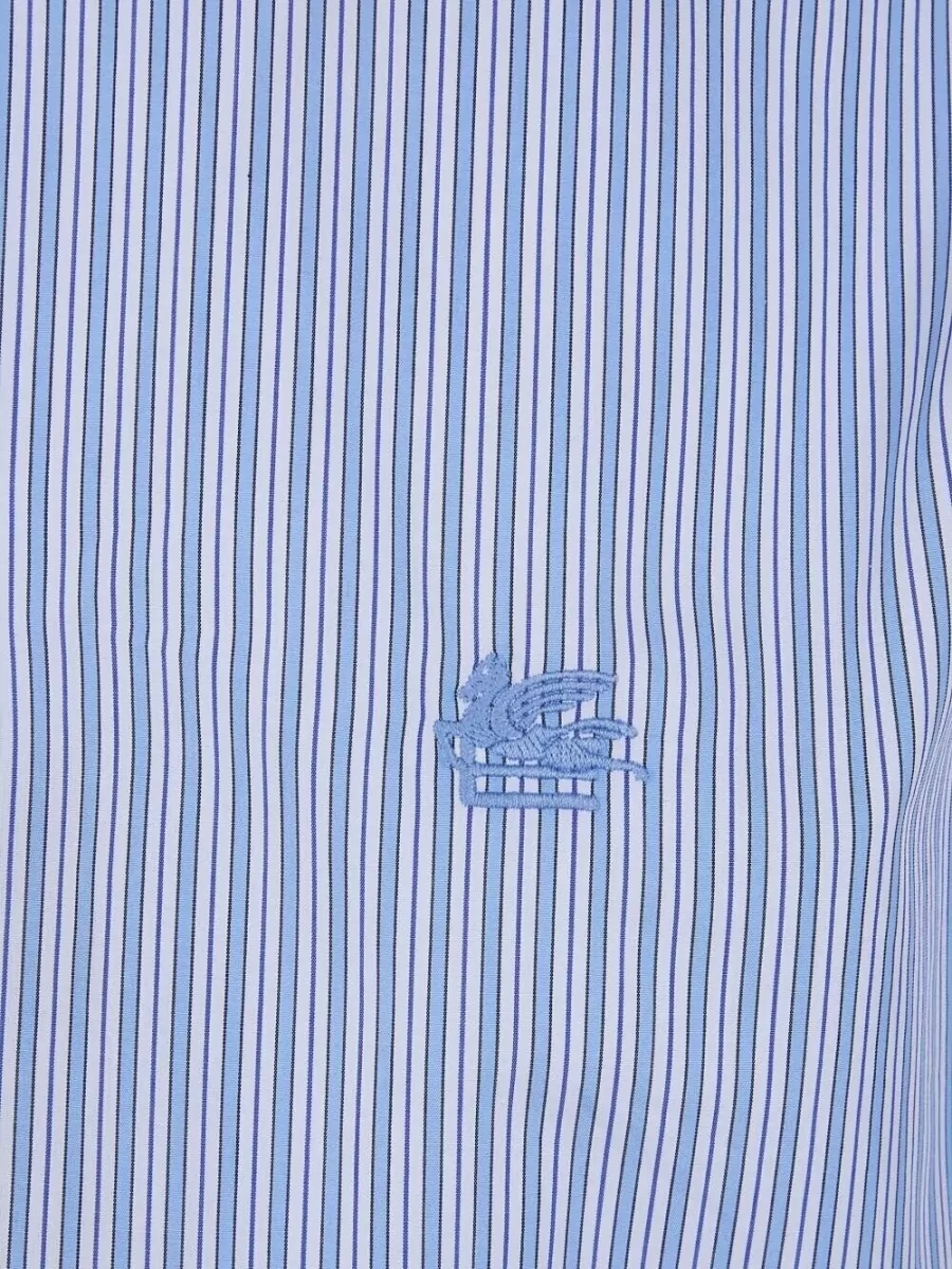 Etro Shirt Button Down Collar Cuffed Sleeves