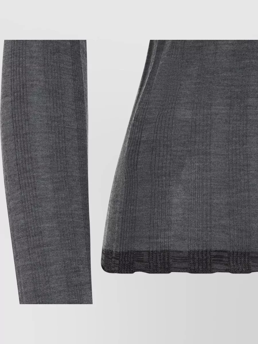 Prada Fine-Knit Wool Polo Shirt