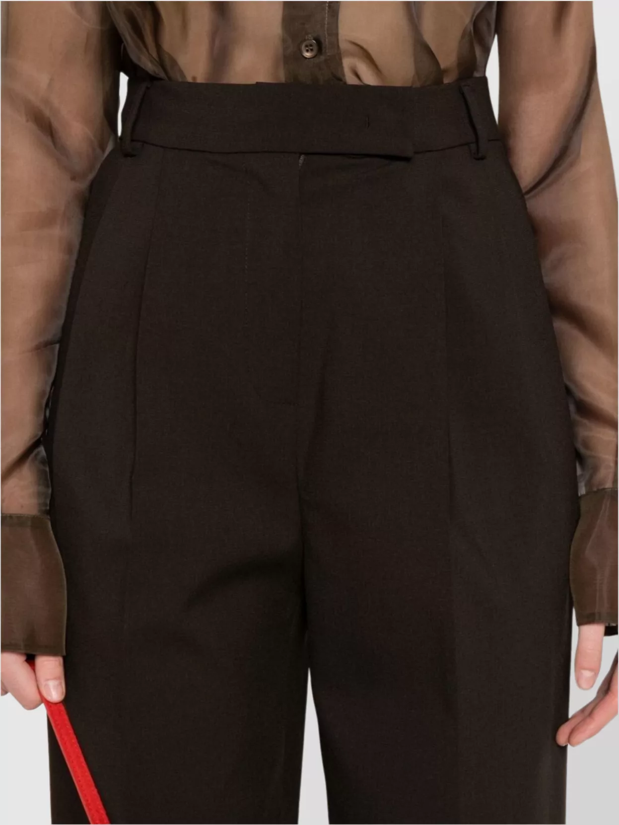The Frankie Shop Bea Suit Pants Featuring Pleat Detail