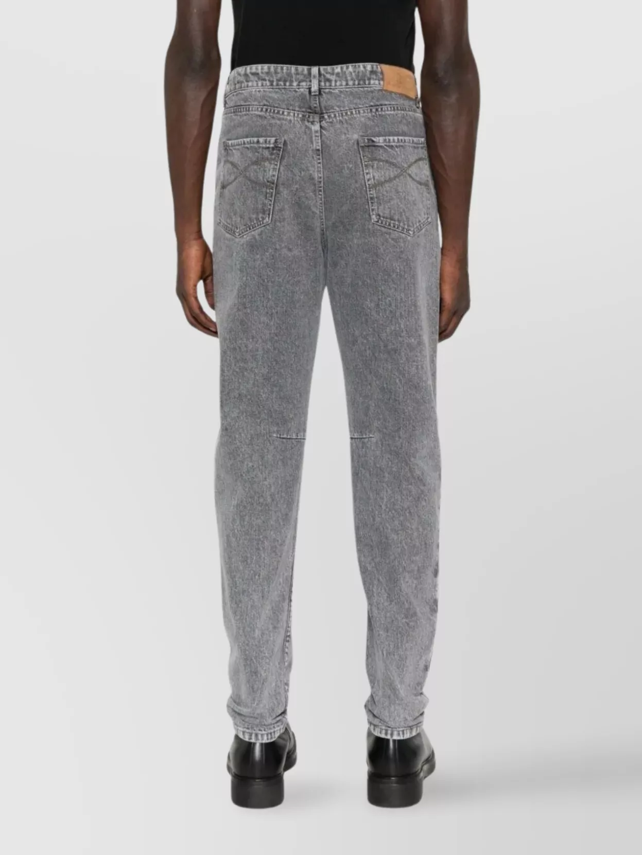 Brunello Cucinelli Straight Leg Jeans With Faded Effect And Five-Pocket Design