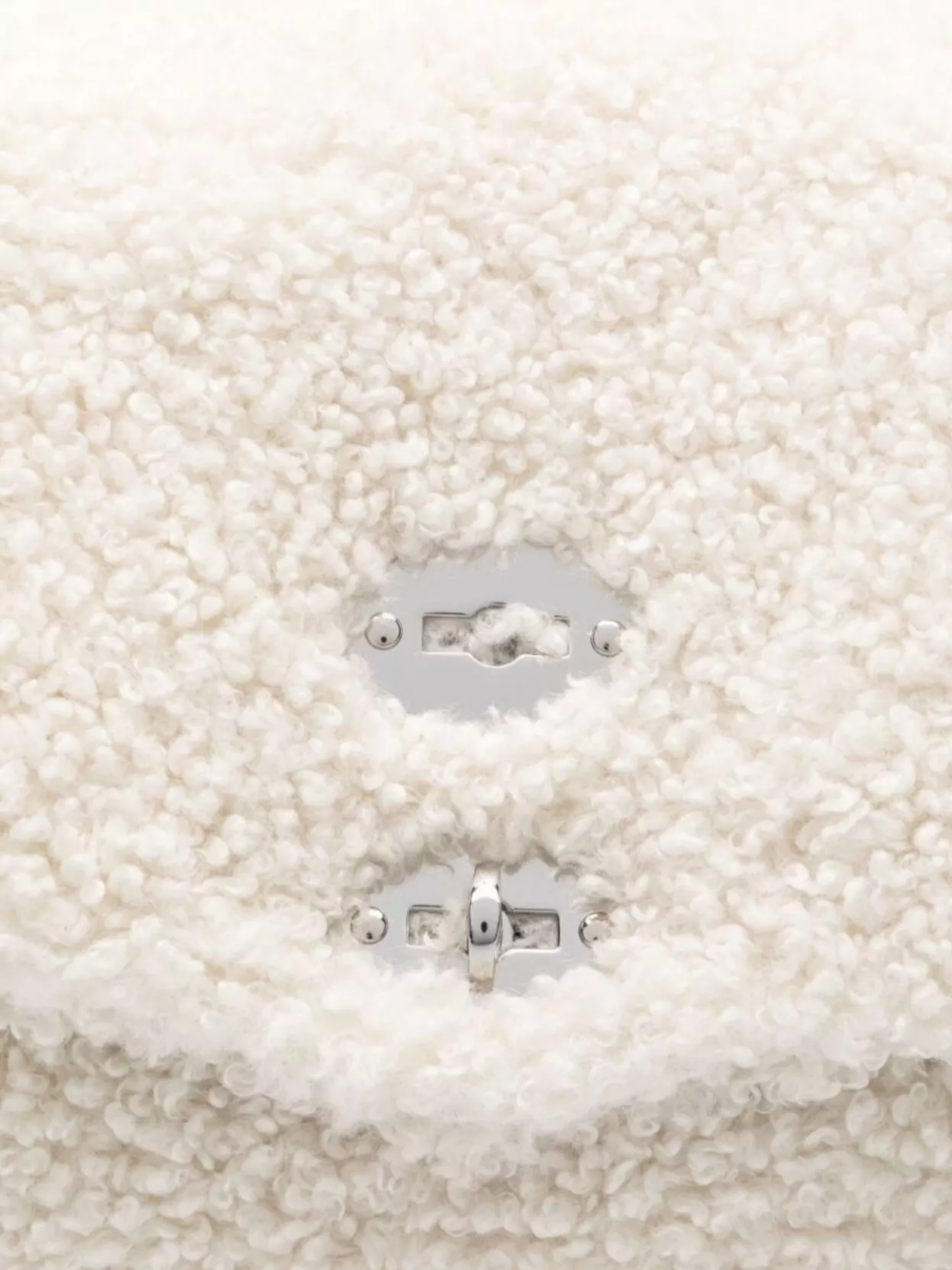 Zanellato Dolly Shearling Clutch Bag