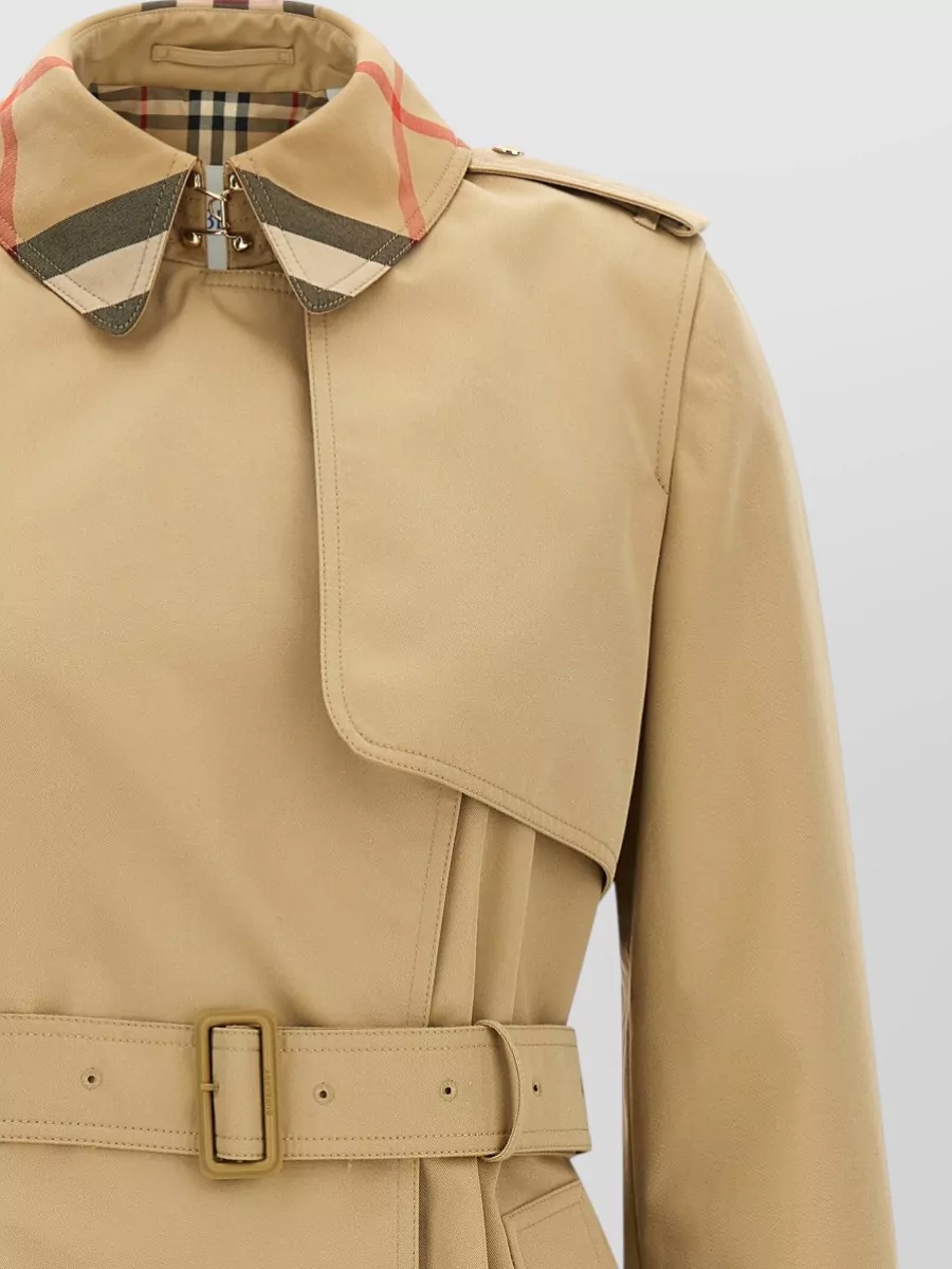 Burberry Belted Single-Breasted Trench Coat