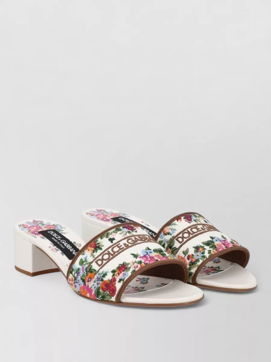 Dolce&Gabbana Embroidered Sandals